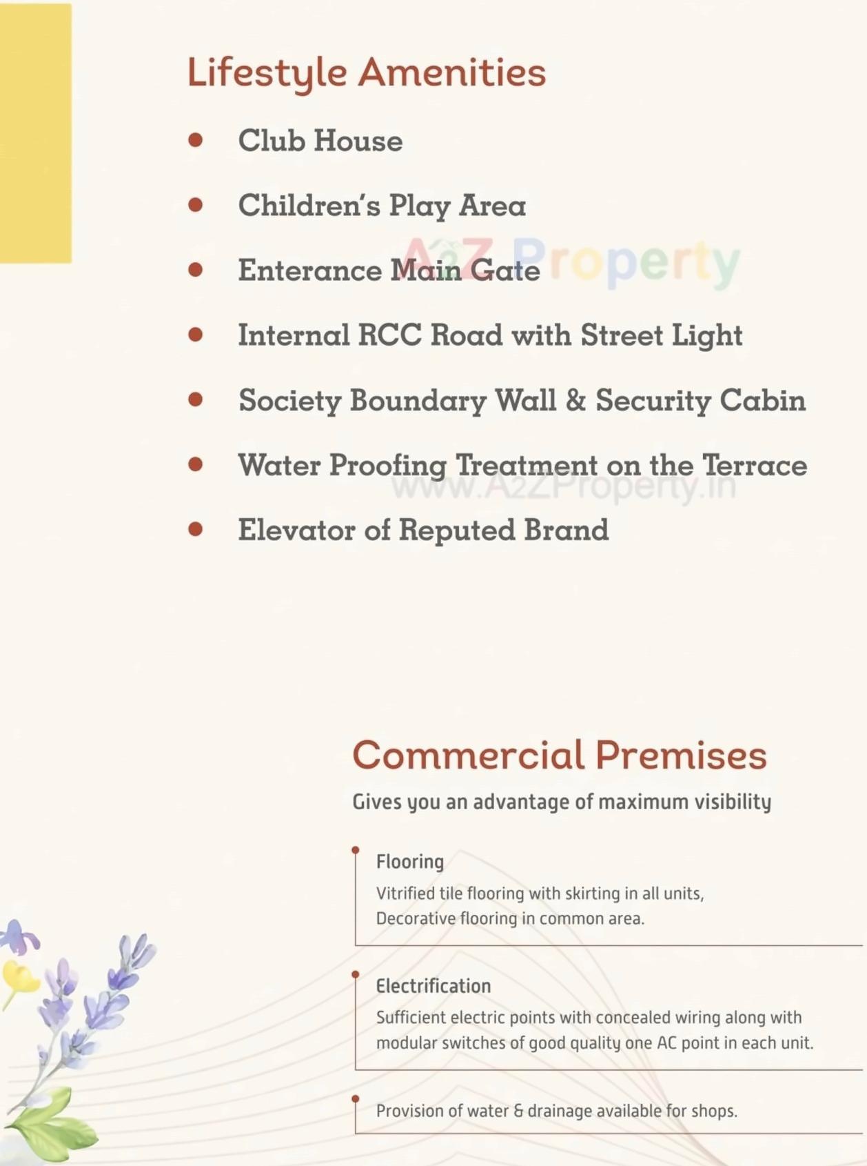 Amenities of Aakruti Heights