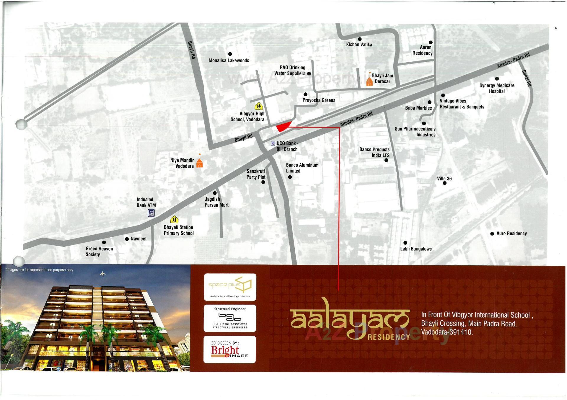  of real estate project Aalayam Residency located at Bill, Vadodara, Gujarat