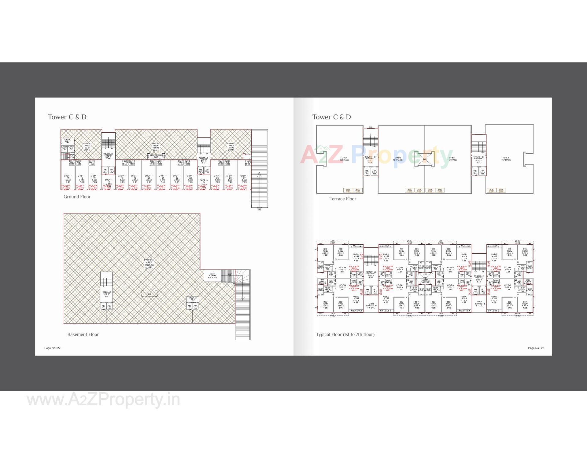 Layout of real estate project Aamrapali Luxuria located at Kalali, Vadodara, Gujarat