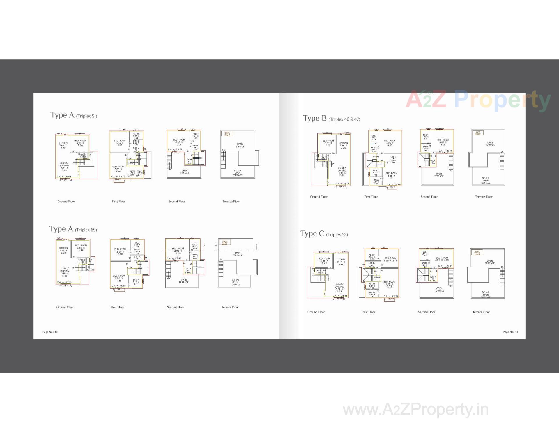 Layout of real estate project Aamrapali Luxuria located at Kalali, Vadodara, Gujarat