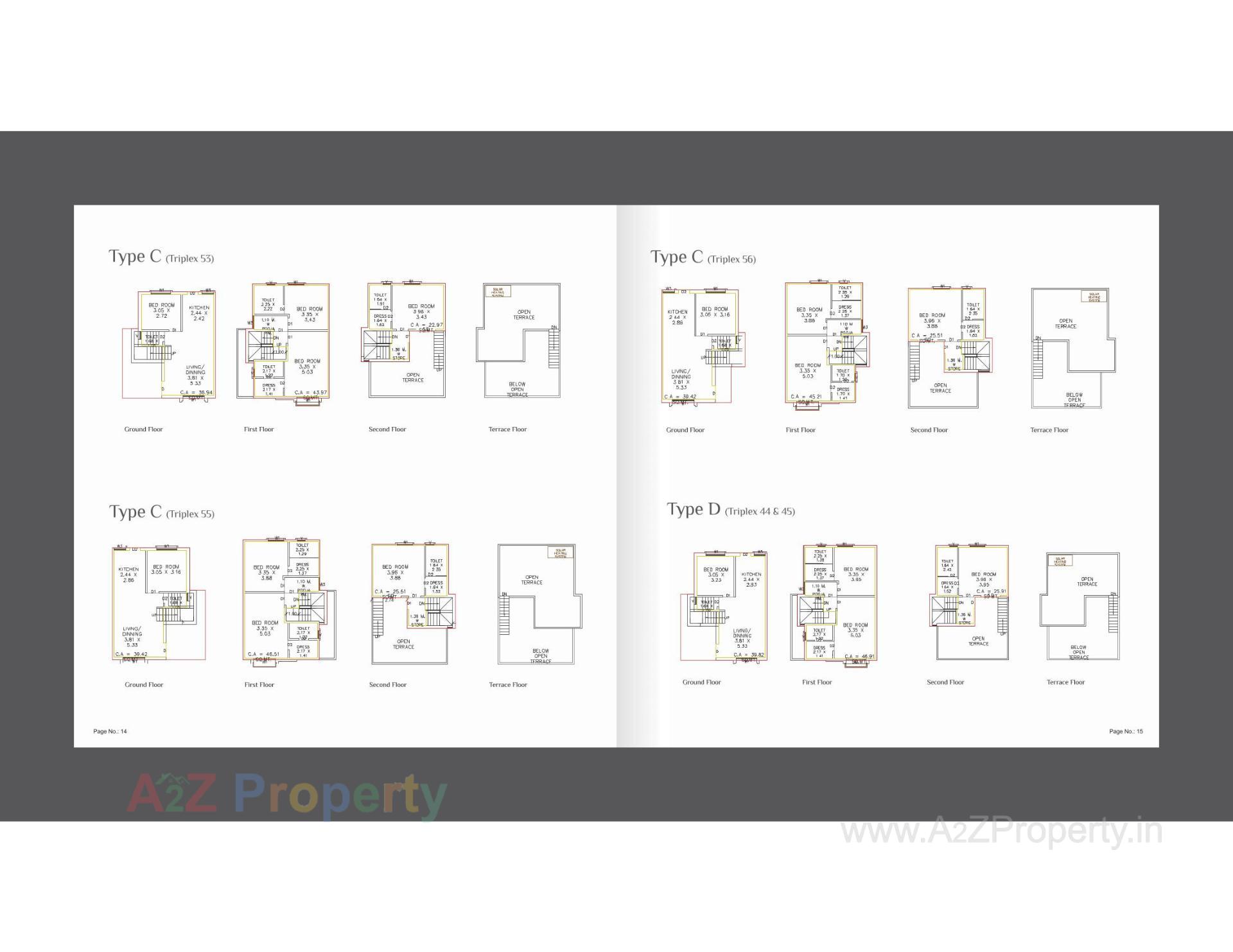 Layout of real estate project Aamrapali Luxuria located at Kalali, Vadodara, Gujarat