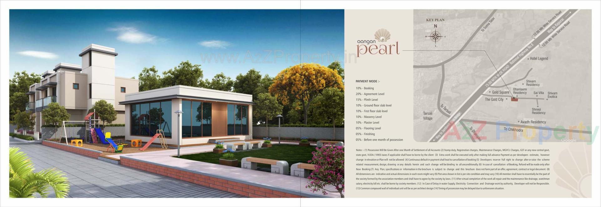  of real estate project Aangan Pearl located at Tarsali, Vadodara, Gujarat