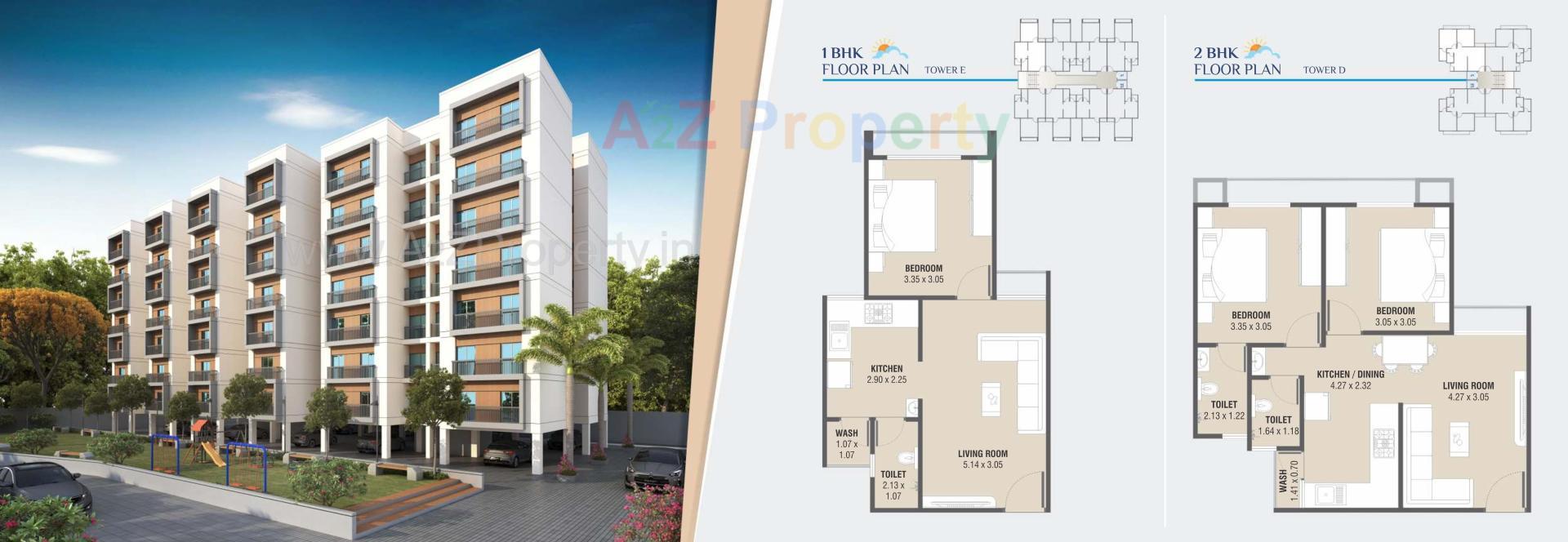 Layout of real estate project Aangan Sky View located at Bapod, Vadodara, Gujarat