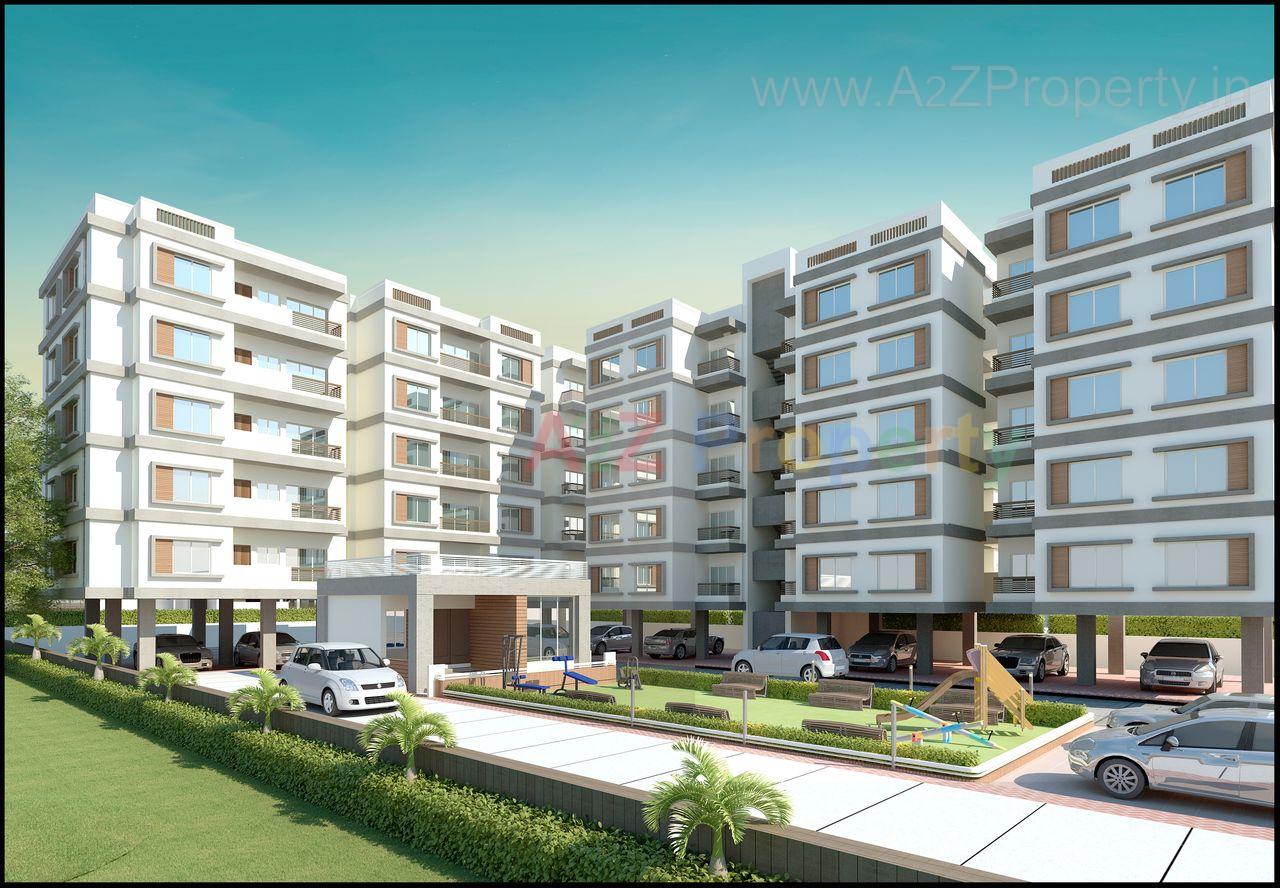 Final Inner View of real estate project Aangan located at Jambuva, Vadodara, Gujarat