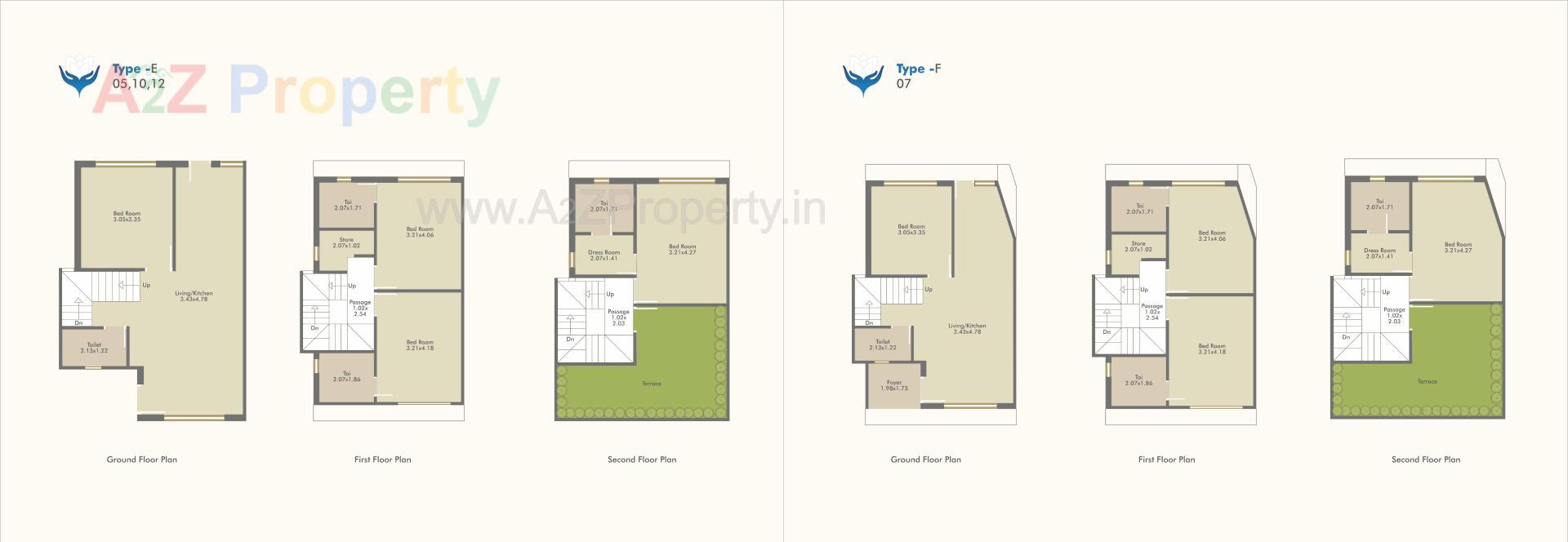 Layout of real estate project Aaradhy Aangan located at Kapurai, Vadodara, Gujarat