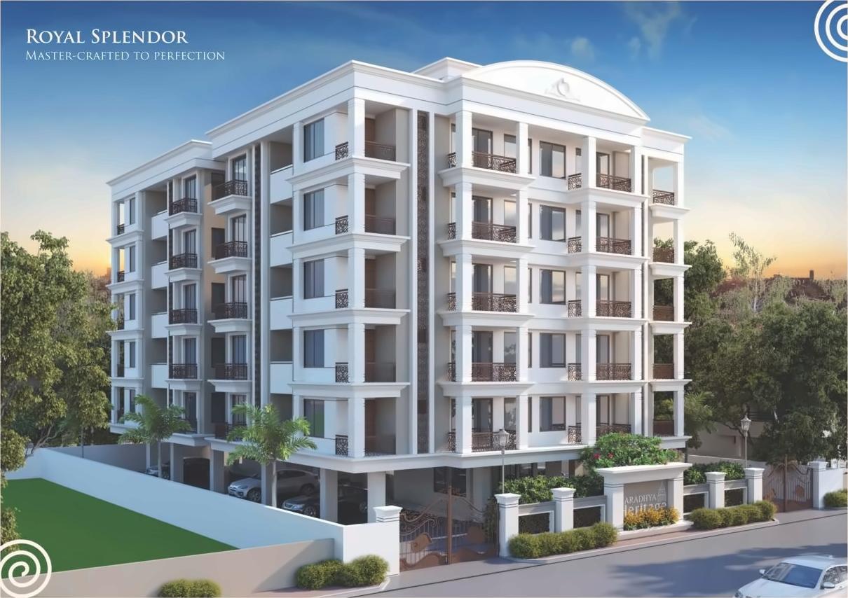 3D Elevation of real estate project Aaradhya Heritage located at Sama, Vadodara, Gujarat