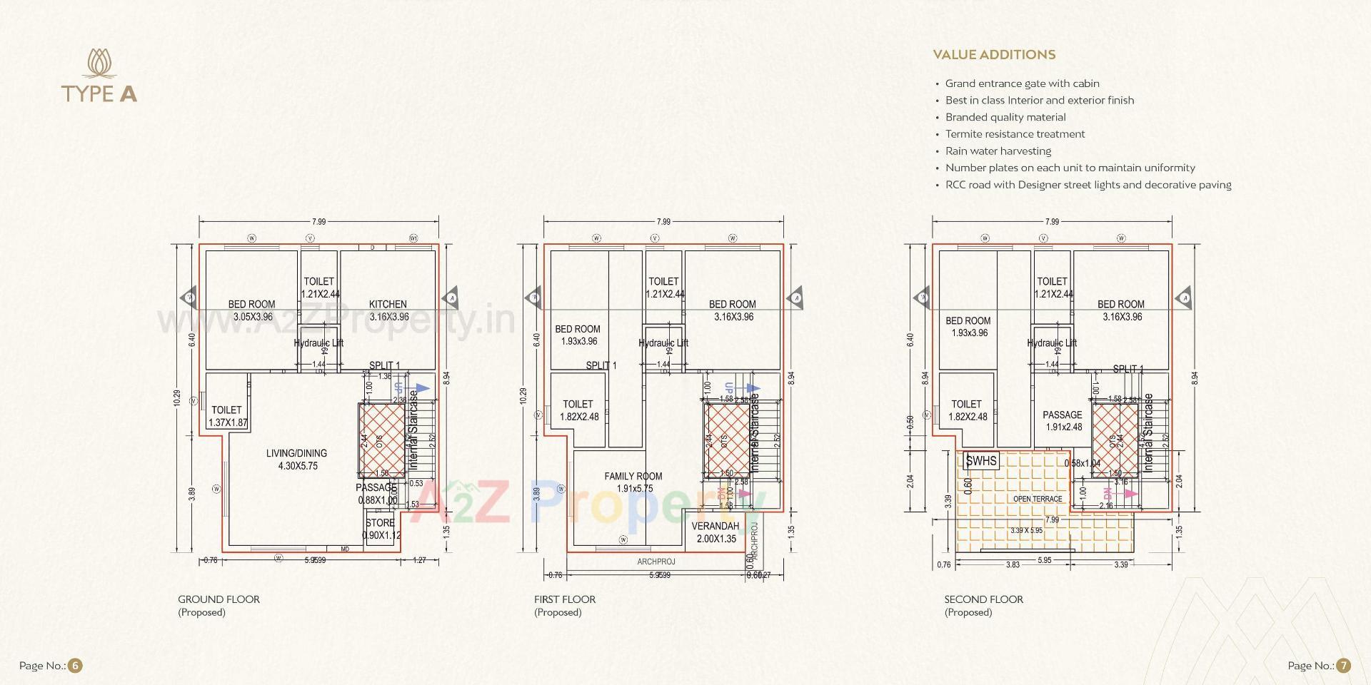  of real estate project Aarana Villa located at Khanpur, Vadodara, Gujarat