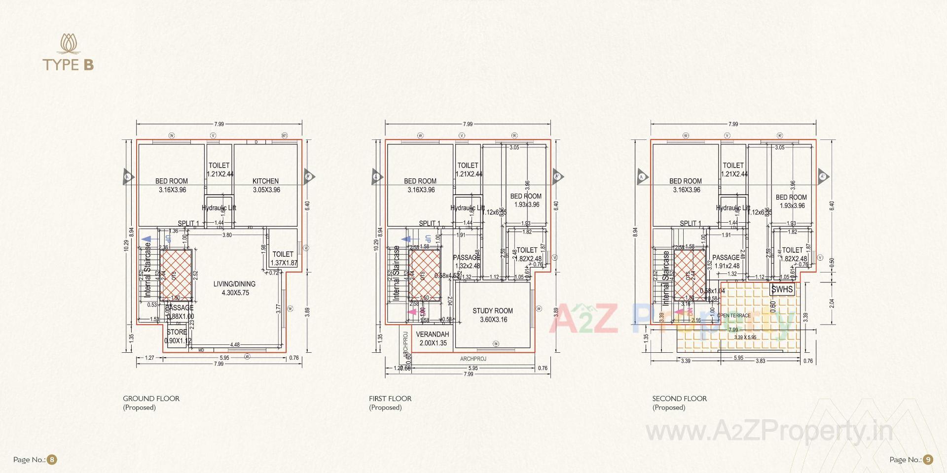 Layout of real estate project Aarana Villa located at Khanpur, Vadodara, Gujarat