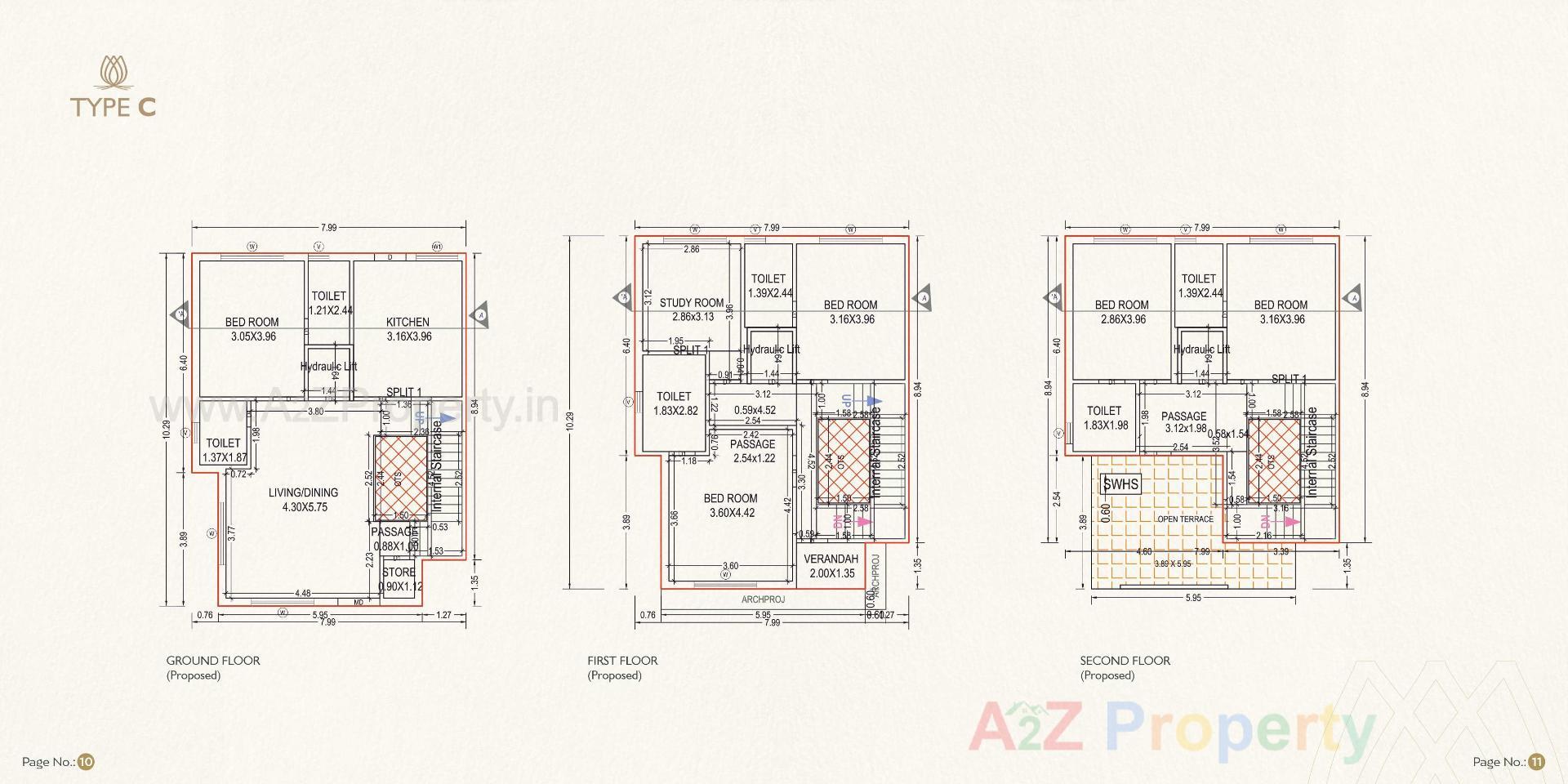 Layout of real estate project Aarana Villa located at Khanpur, Vadodara, Gujarat