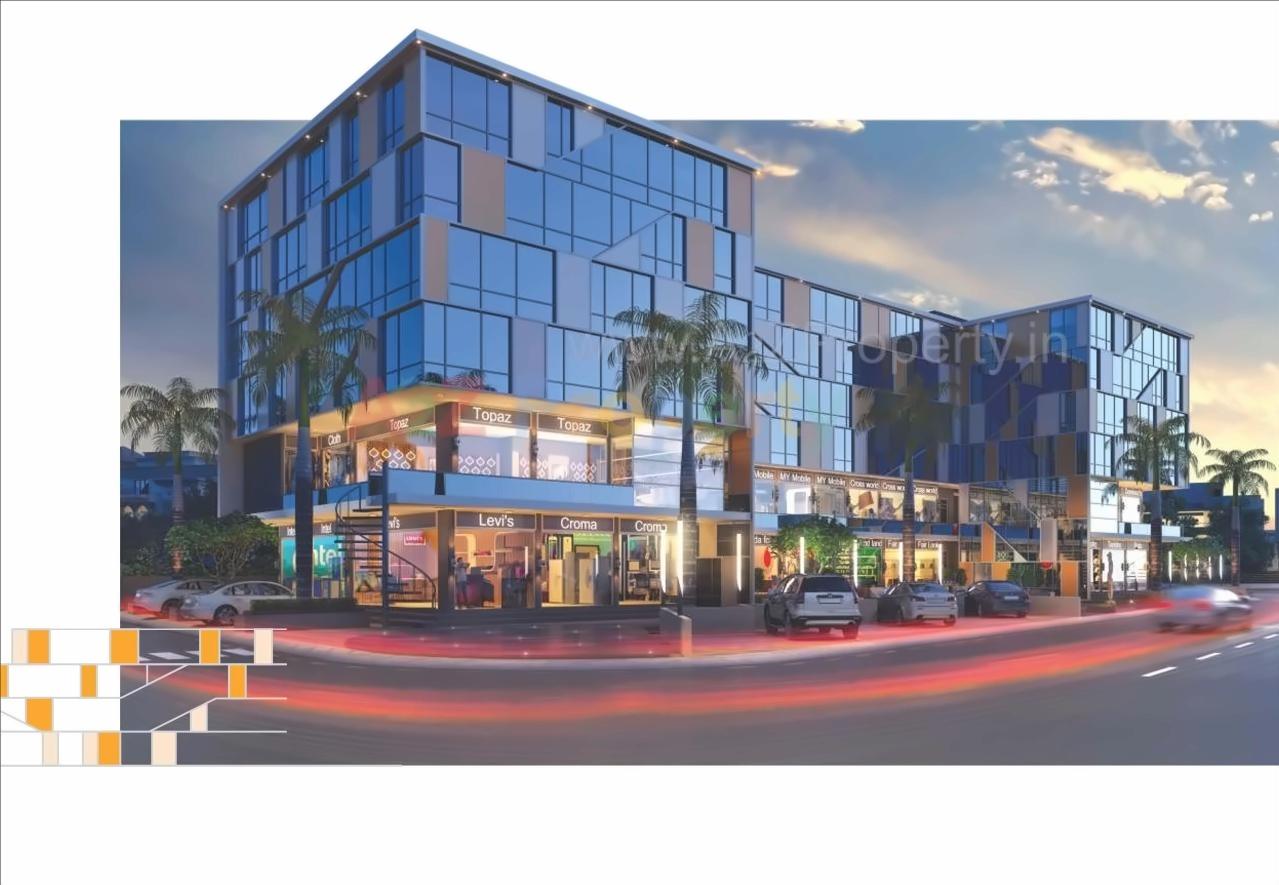 3D Elevation of real estate project Aarana located at Gotri, Vadodara, Gujarat