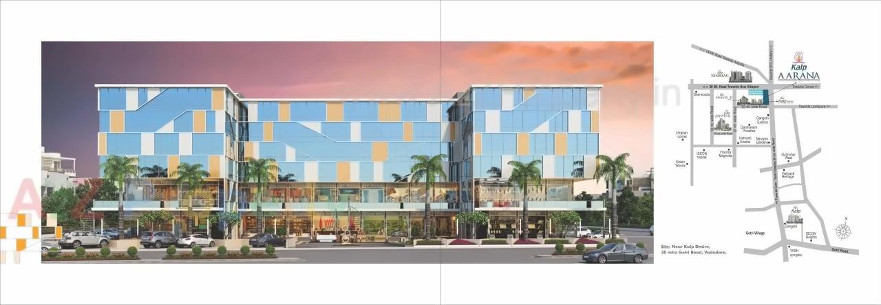  of real estate project Aarana located at Gotri, Vadodara, Gujarat