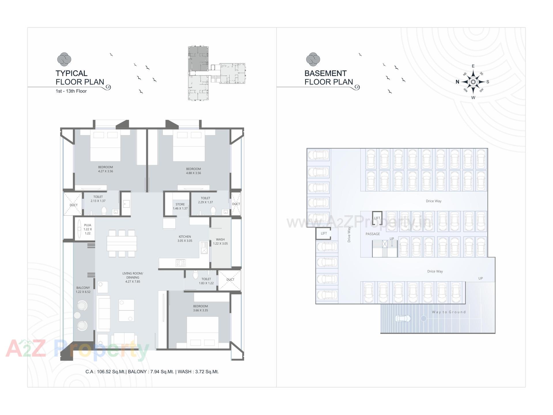Layout of real estate project Aarna located at Bhayli, Vadodara, Gujarat
