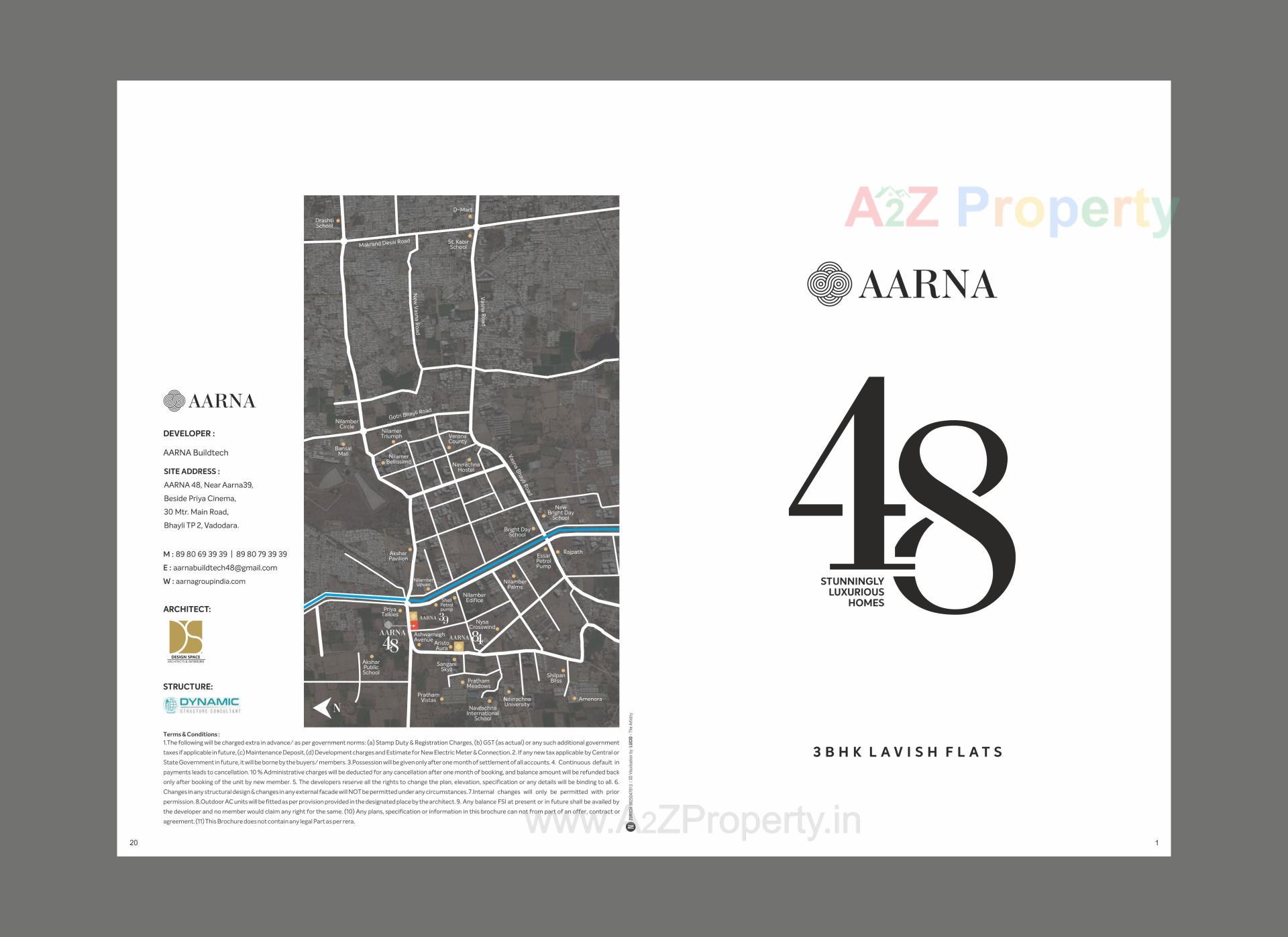  of real estate project Aarna located at Bhayli, Vadodara, Gujarat