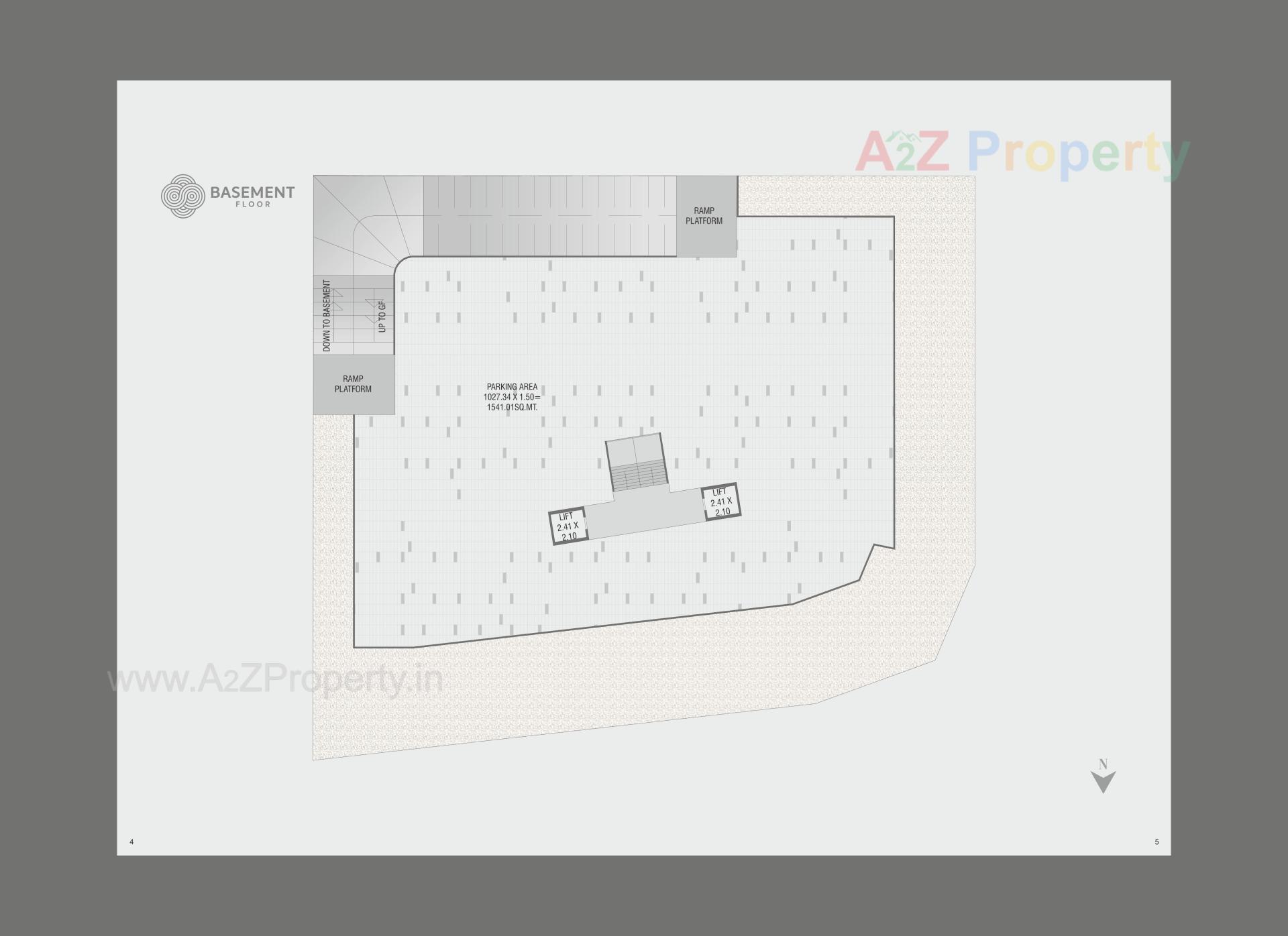 Layout of real estate project Aarna located at Bhayli, Vadodara, Gujarat