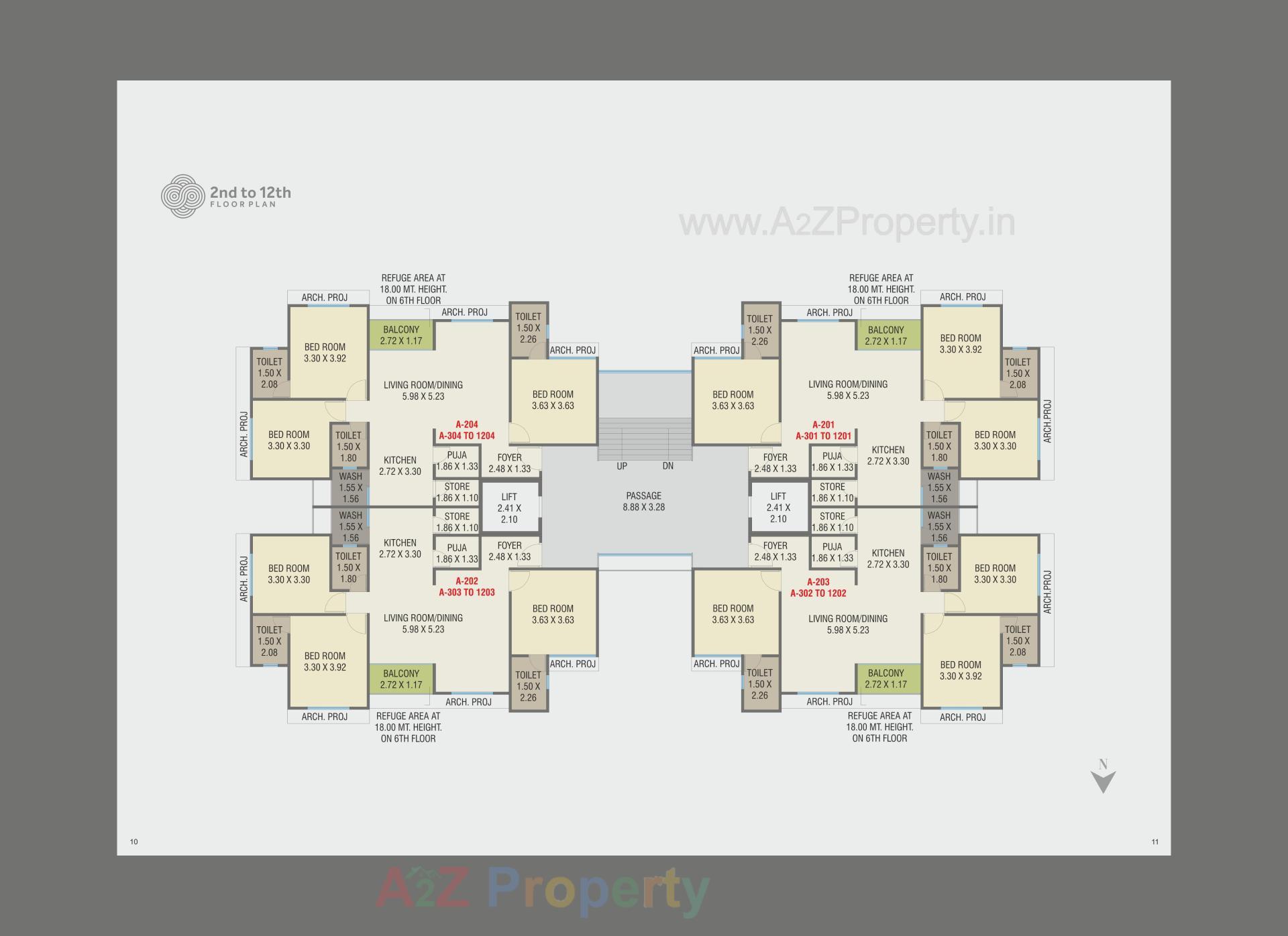 Layout of real estate project Aarna located at Bhayli, Vadodara, Gujarat