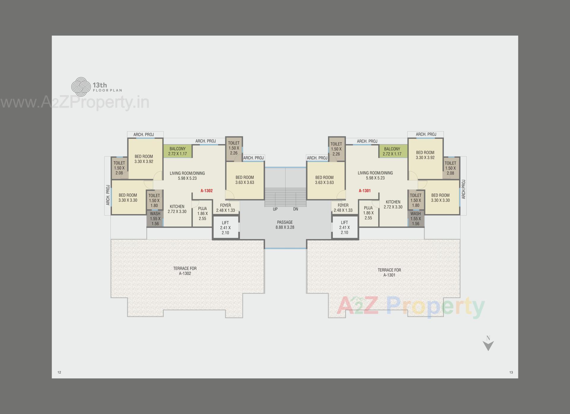 Layout of real estate project Aarna located at Bhayli, Vadodara, Gujarat