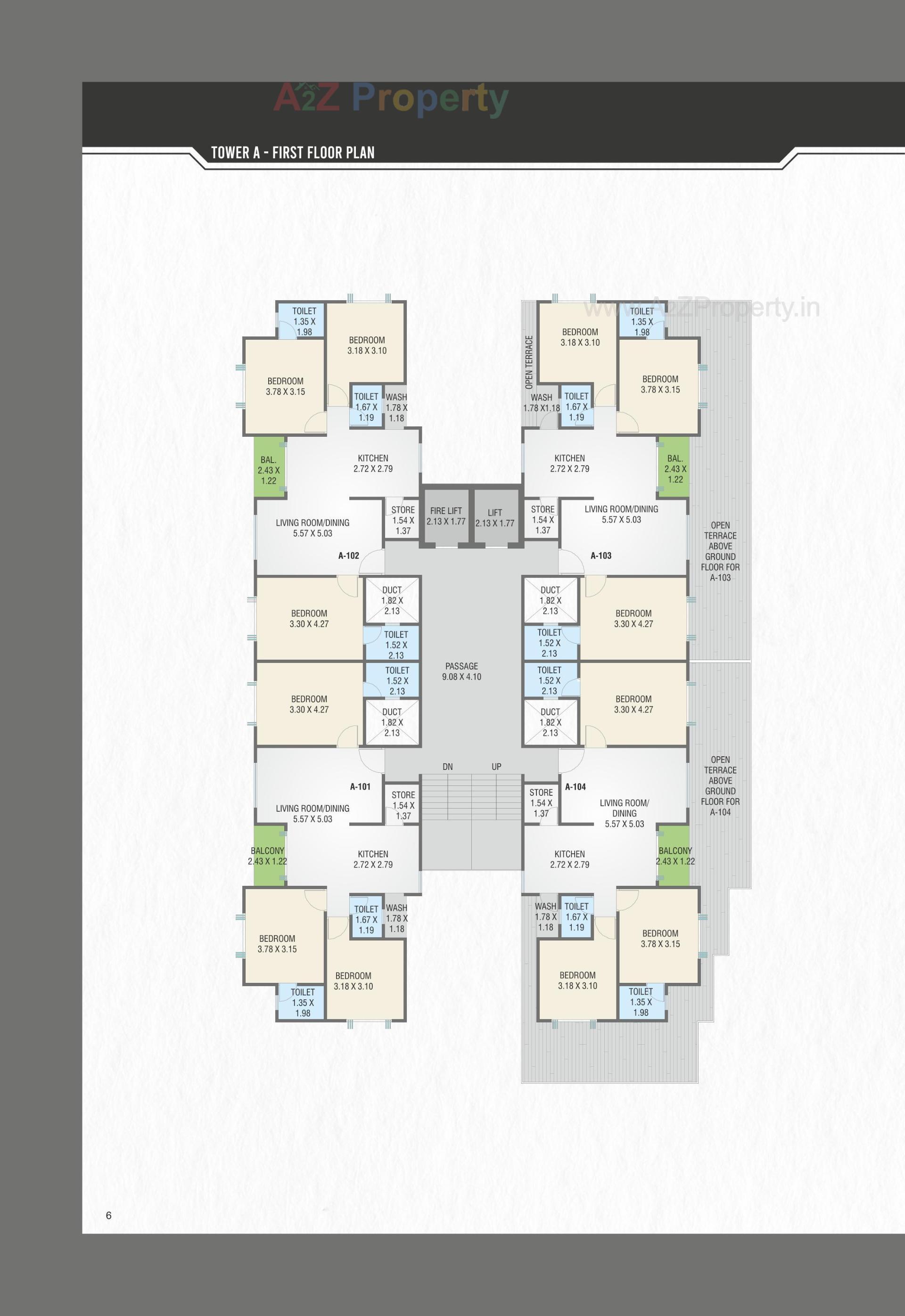 Layout of real estate project Aarna located at Bhayli, Vadodara, Gujarat