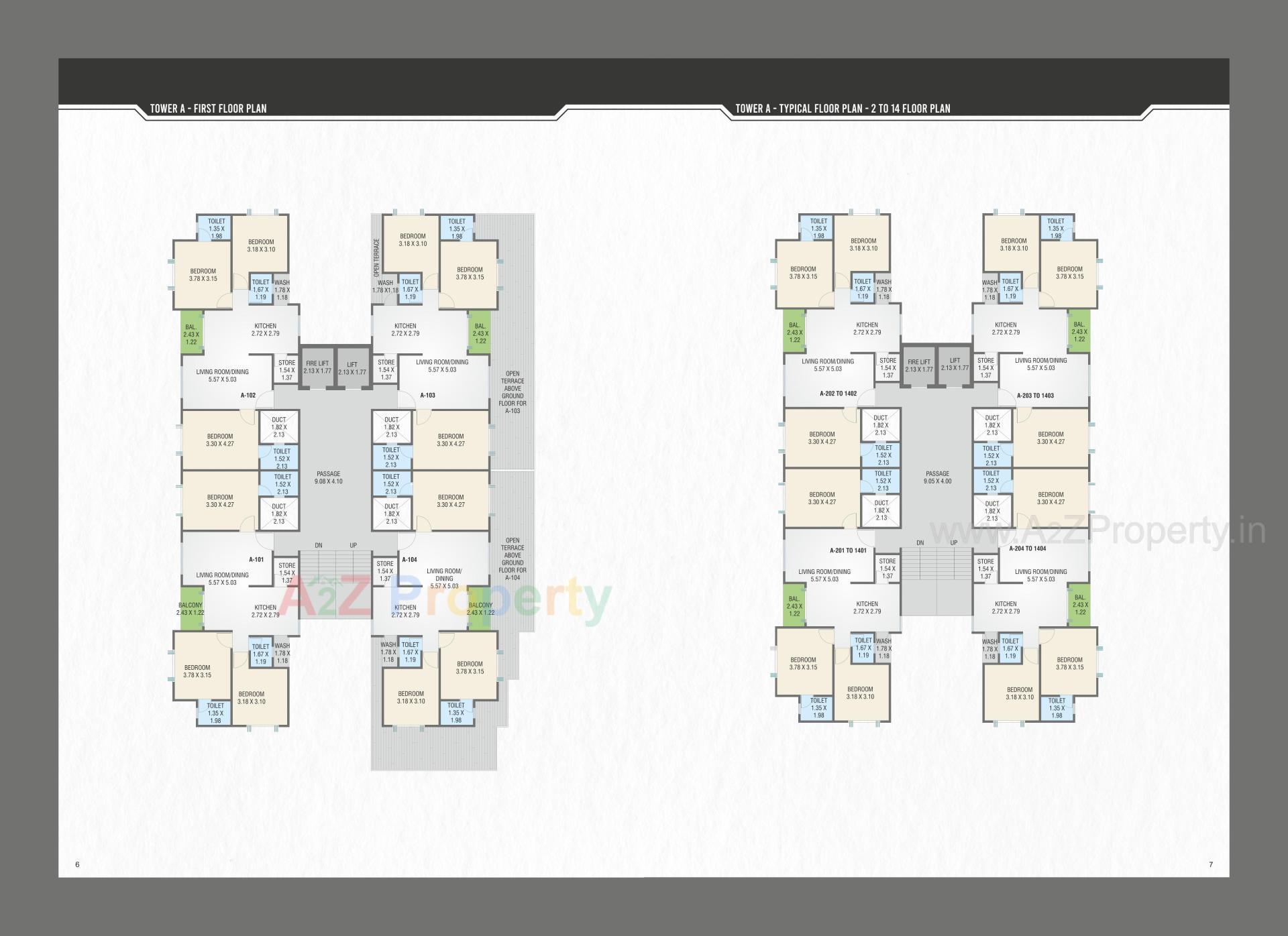 Layout of real estate project Aarna located at Bhayli, Vadodara, Gujarat