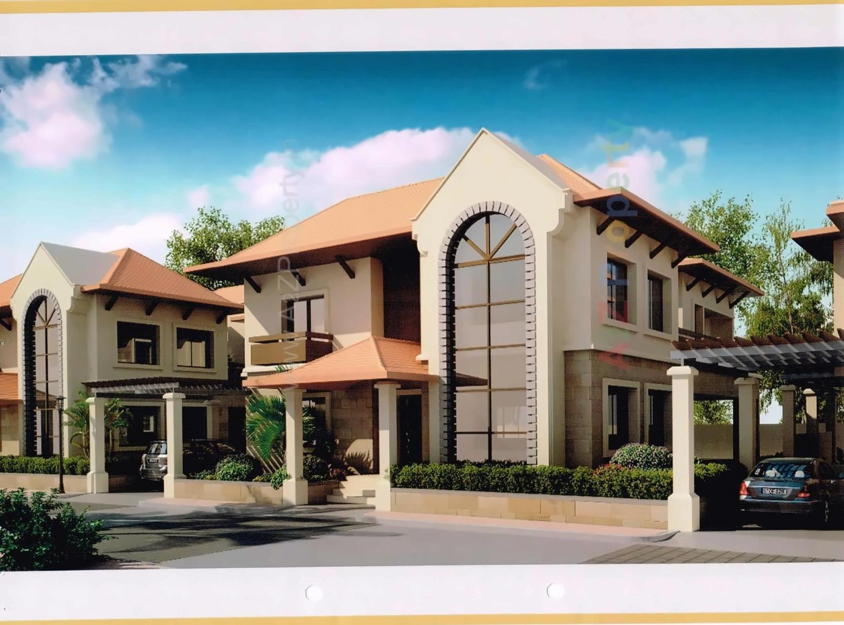 3D Elevation of real estate project Aarna located at Kalali, Vadodara, Gujarat