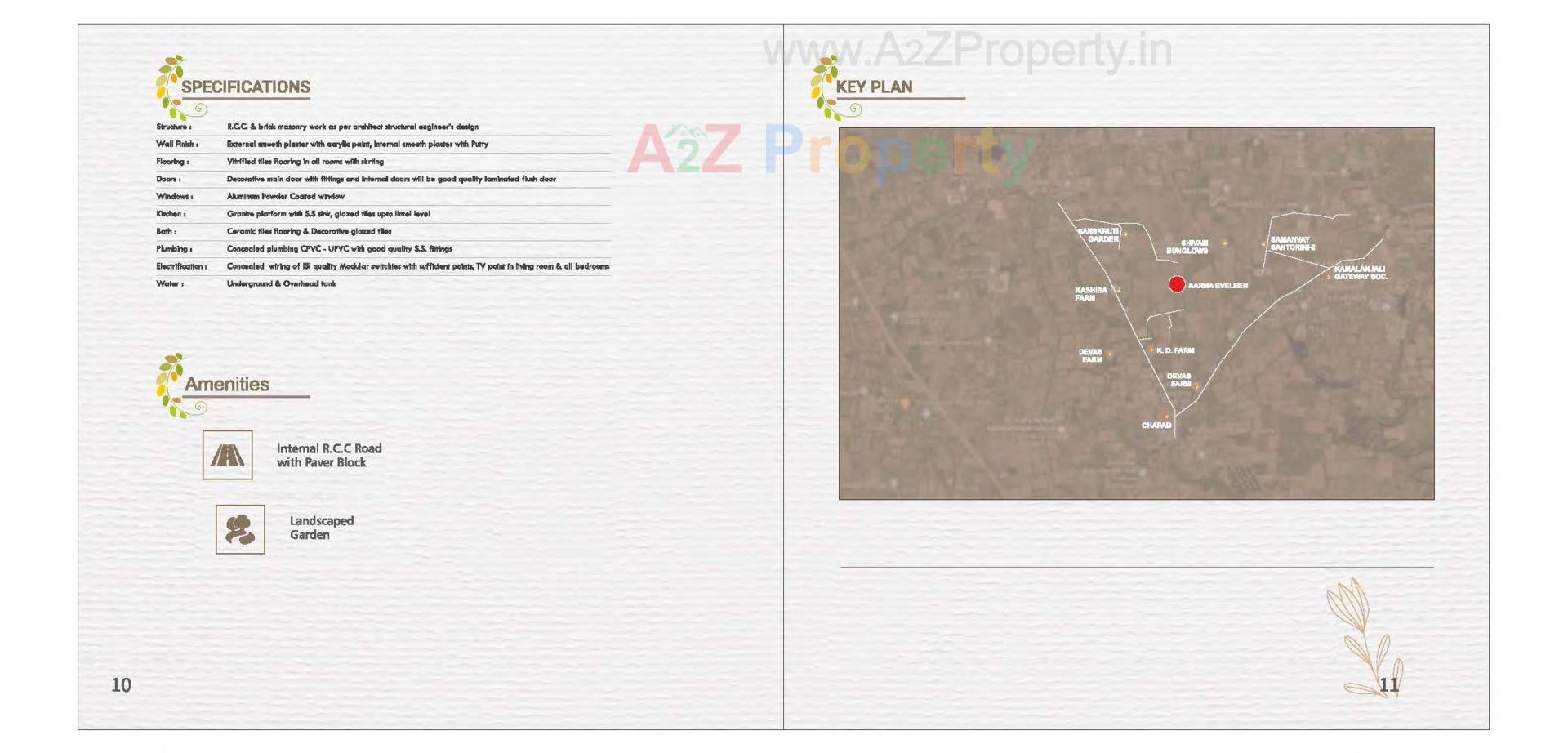  of real estate project Aarna Eveleen located at Chapad, Vadodara, Gujarat