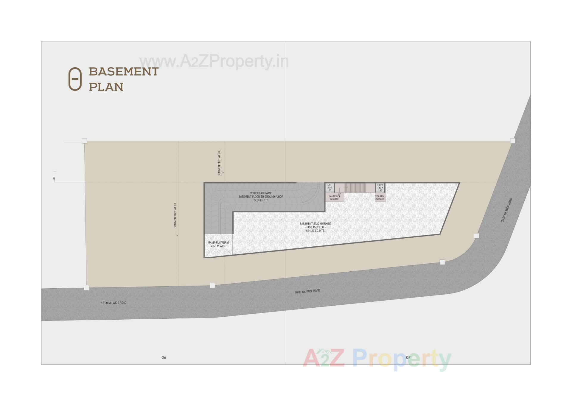 Layout of real estate project Aarna One located at Kalali, Vadodara, Gujarat