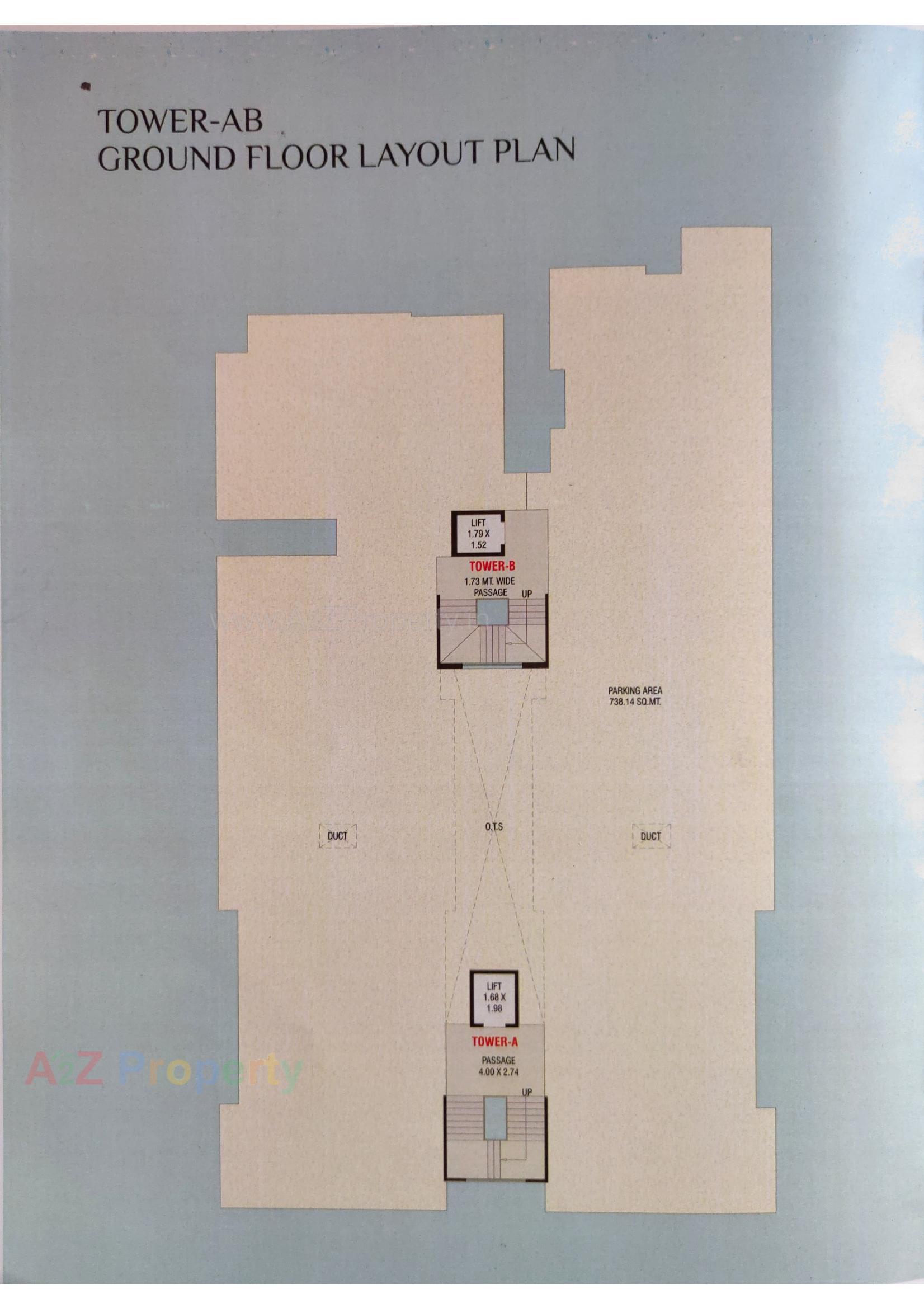 Layout of real estate project Aarya Bliss located at Harni, Vadodara, Gujarat