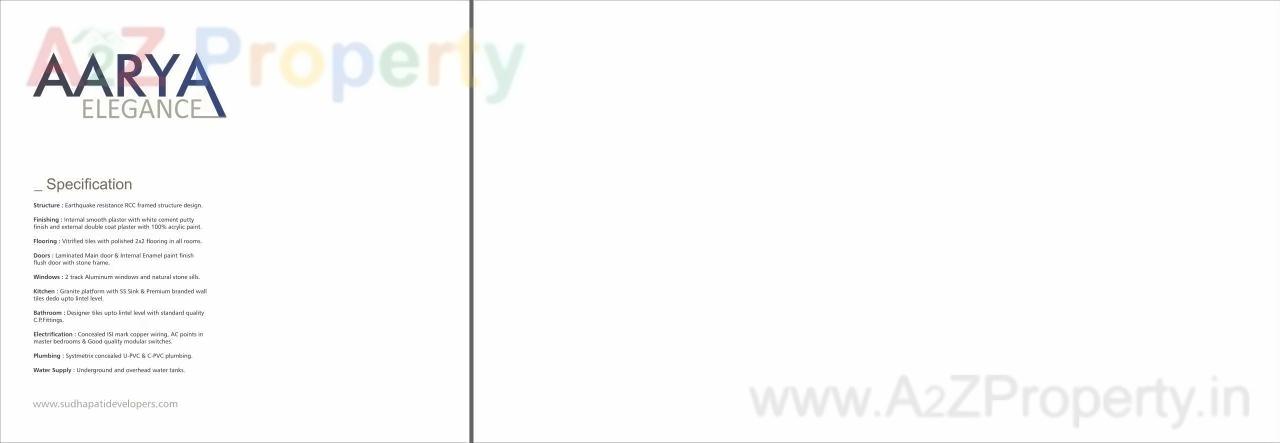  of real estate project Aarya Elegance located at Bill, Vadodara, Gujarat