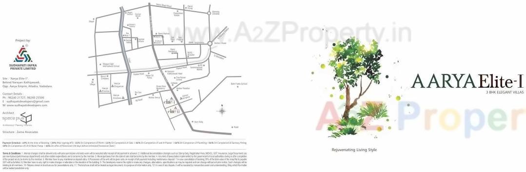  of real estate project Aarya Elite located at Kalali, Vadodara, Gujarat