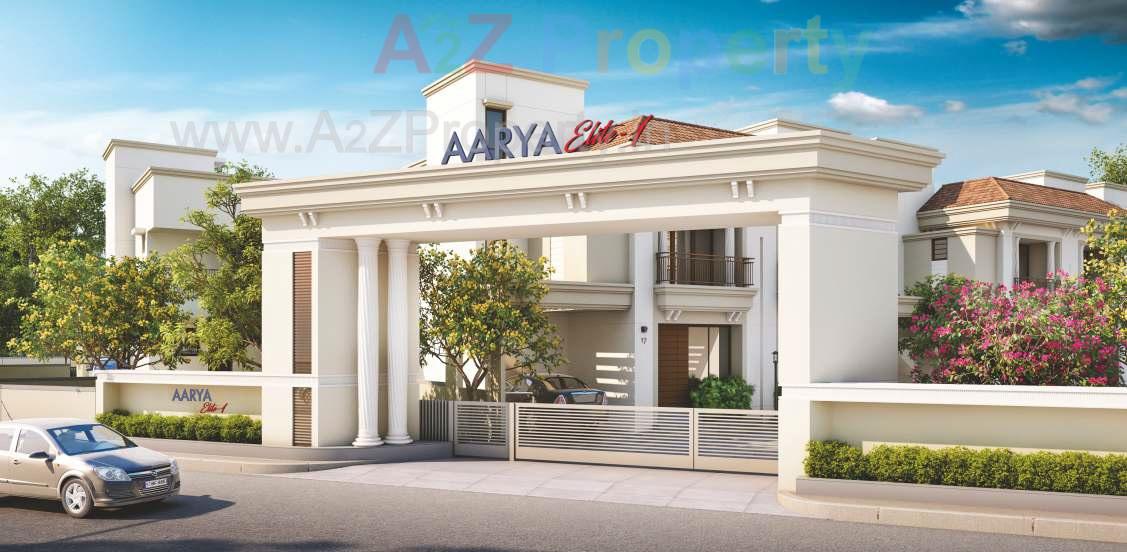 3D Elevation of real estate project Aarya Elite located at Kalali, Vadodara, Gujarat