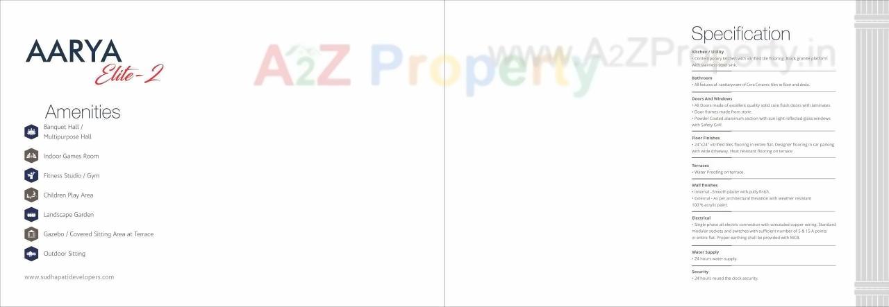  of real estate project Aarya Elite located at Kalali, Vadodara, Gujarat