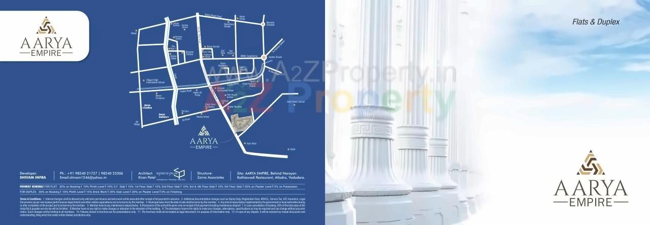  of real estate project Aarya Empire located at Kalali, Vadodara, Gujarat