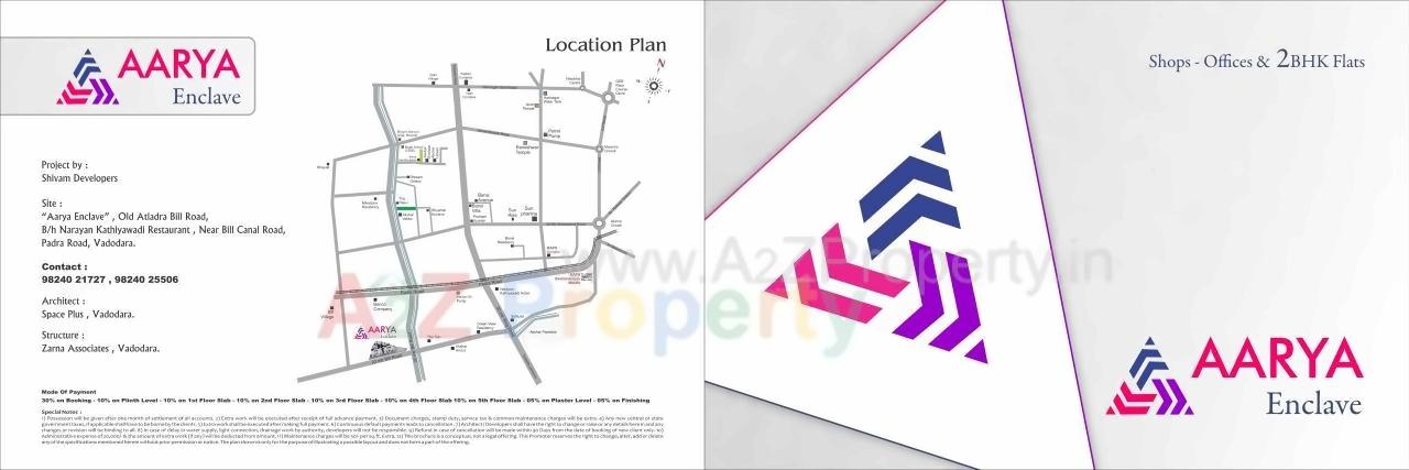  of real estate project Aarya Enclave located at Bill, Vadodara, Gujarat