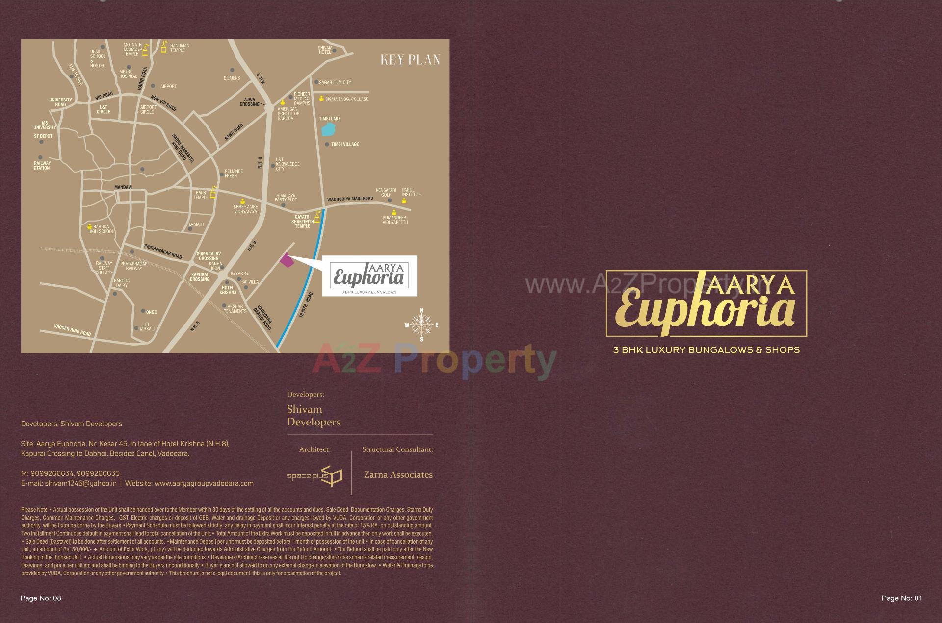  of real estate project Aarya Euphoria located at Kapurai, Vadodara, Gujarat