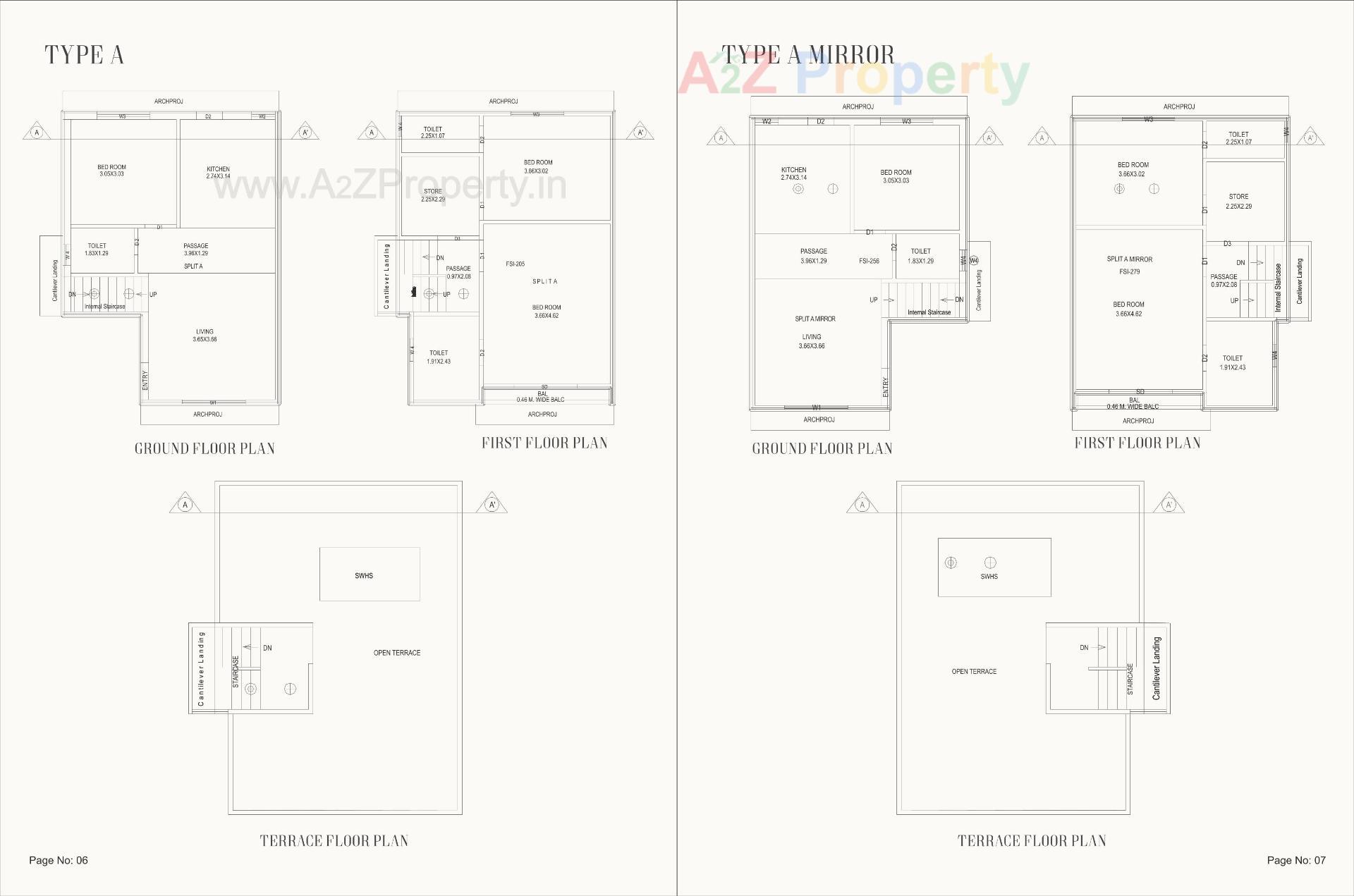 Layout of real estate project Aarya Euphoria located at Kapurai, Vadodara, Gujarat