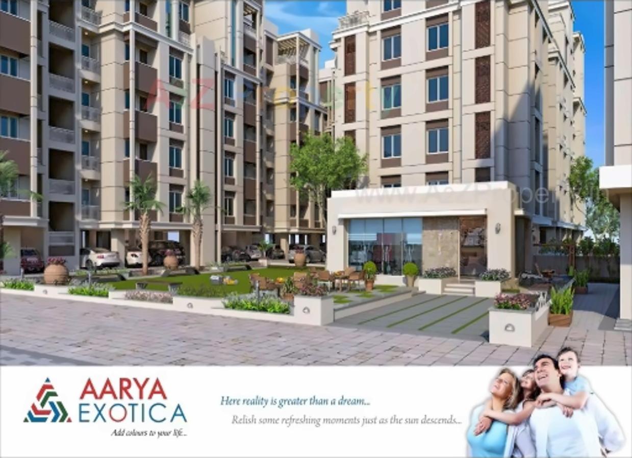 3D Elevation of real estate project Aarya Exotica located at Bill, Vadodara, Gujarat