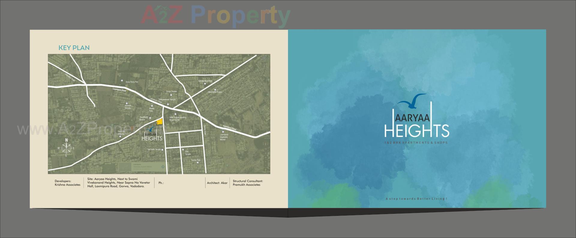  of real estate project Aaryaa Heights located at Gorwa, Vadodara, Gujarat