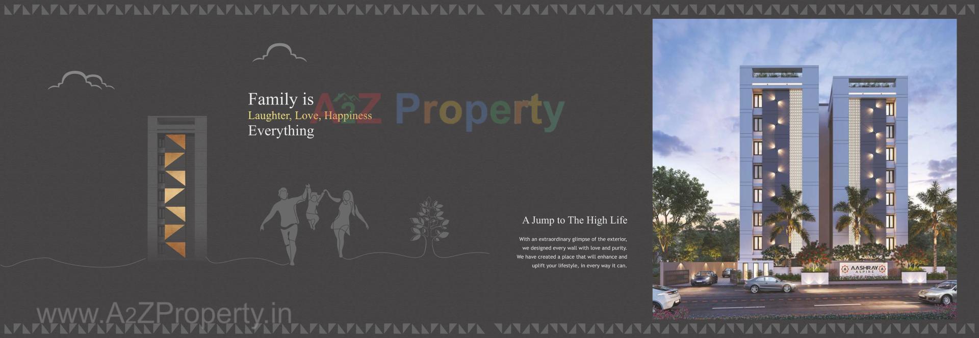  of real estate project Aashray Aspire located at Saiyad-vasna, Vadodara, Gujarat