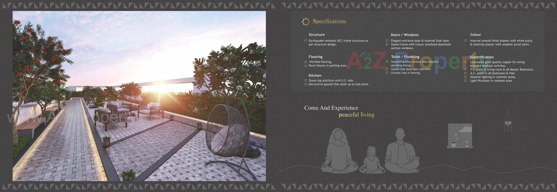  of real estate project Aashray Aspire located at Saiyad-vasna, Vadodara, Gujarat