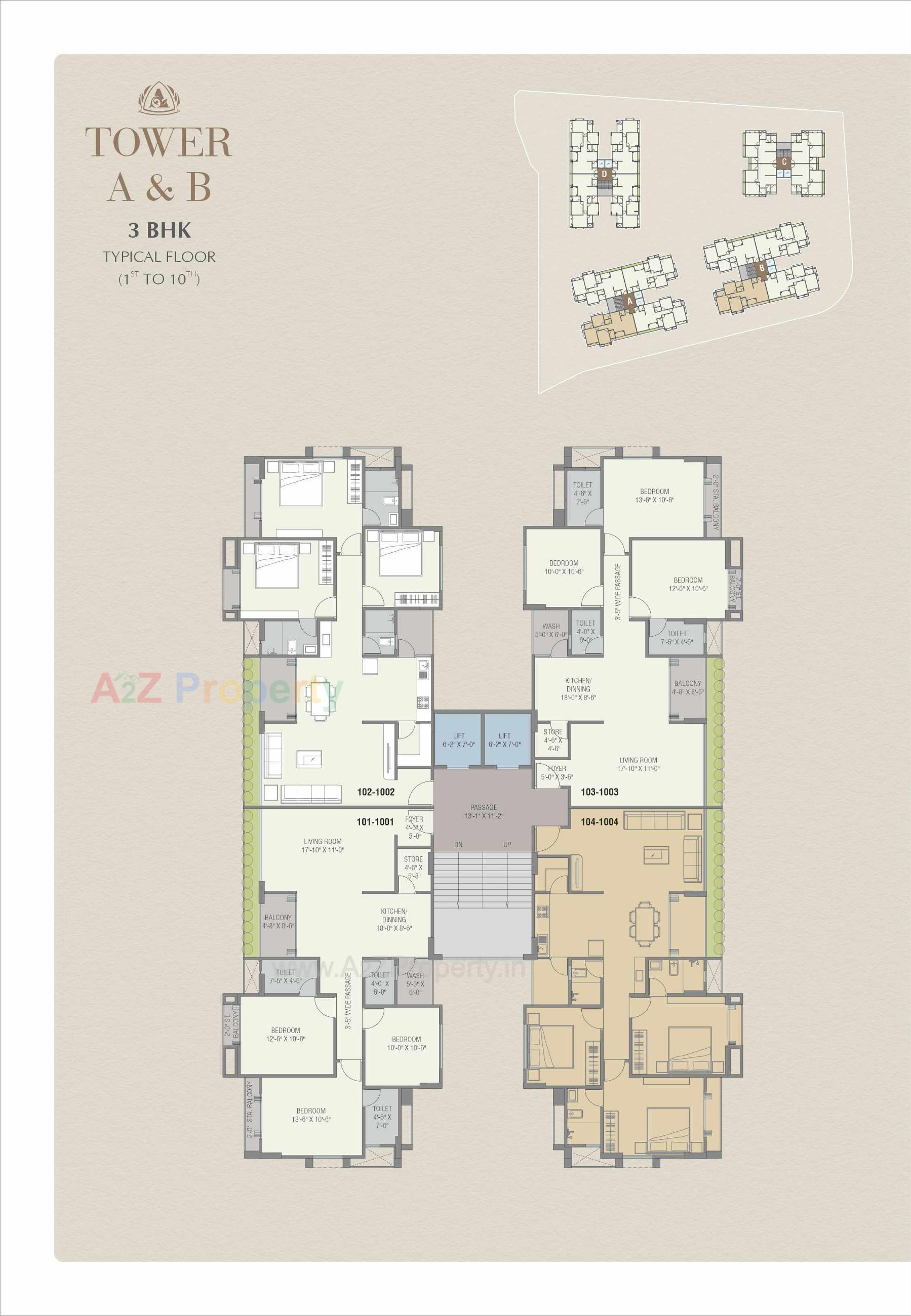 Layout of real estate project Aashray Elegance located at Bhayli, Vadodara, Gujarat
