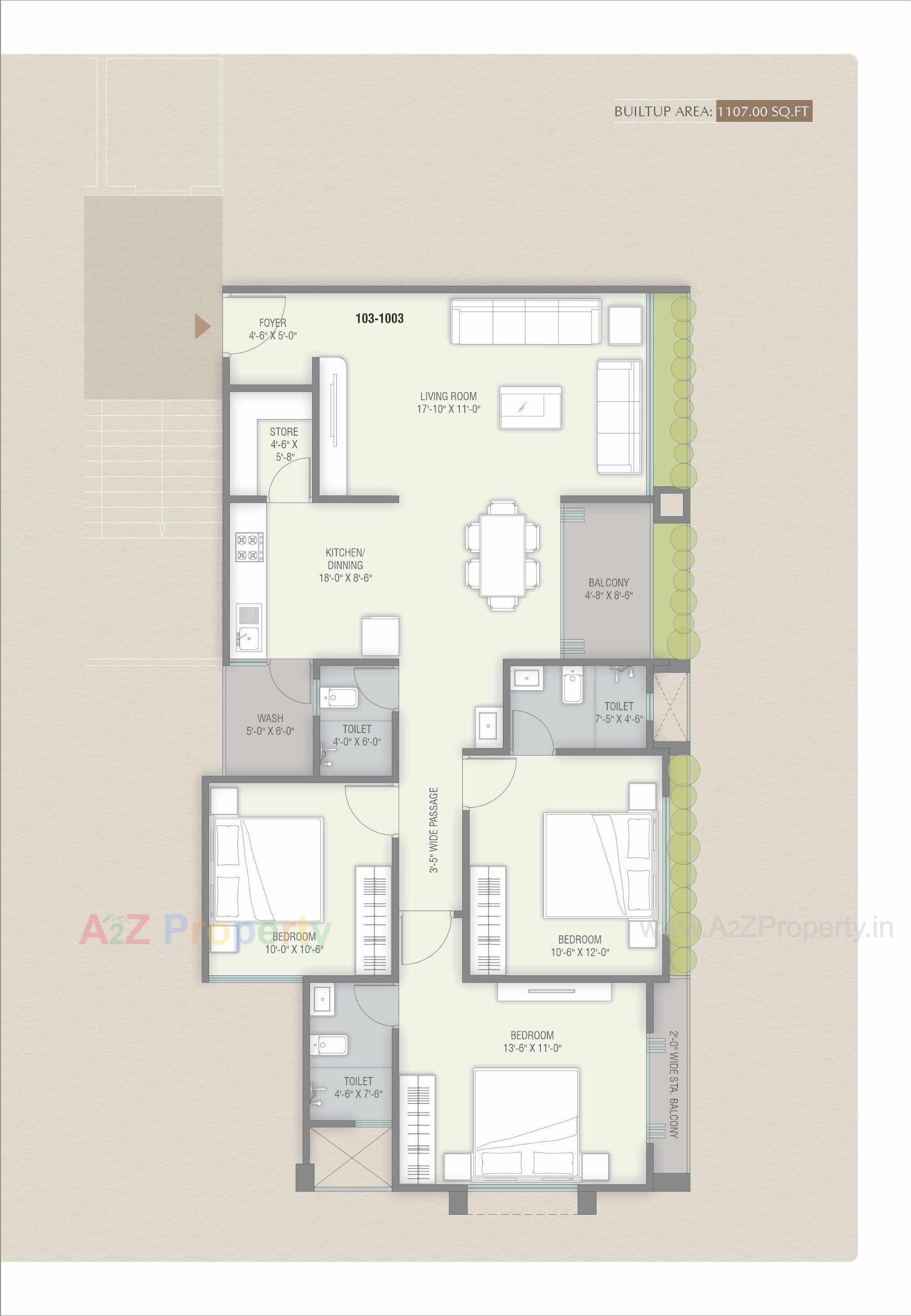Layout of real estate project Aashray Elegance located at Bhayli, Vadodara, Gujarat