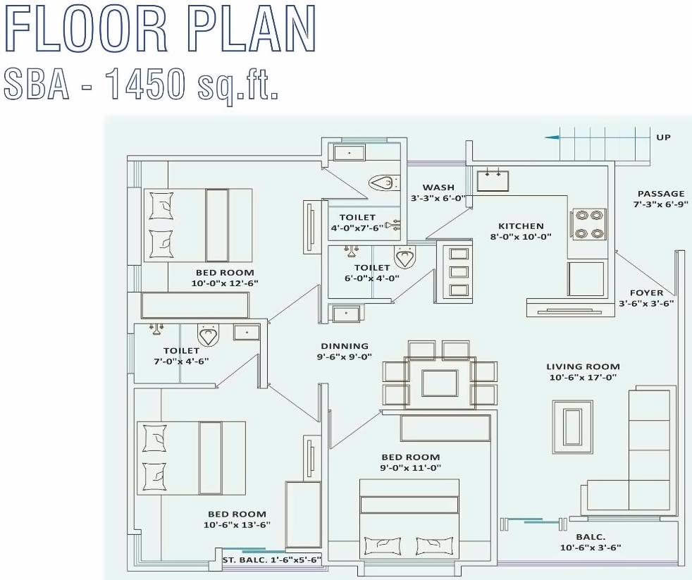 Layout of real estate project Aashrith located at Akota, Vadodara, Gujarat