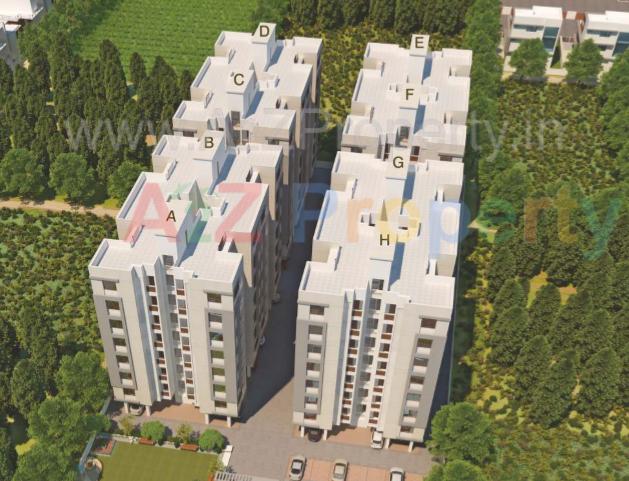 3D Elevation of real estate project Aastha Vatika located at Tandalaja, Vadodara, Gujarat