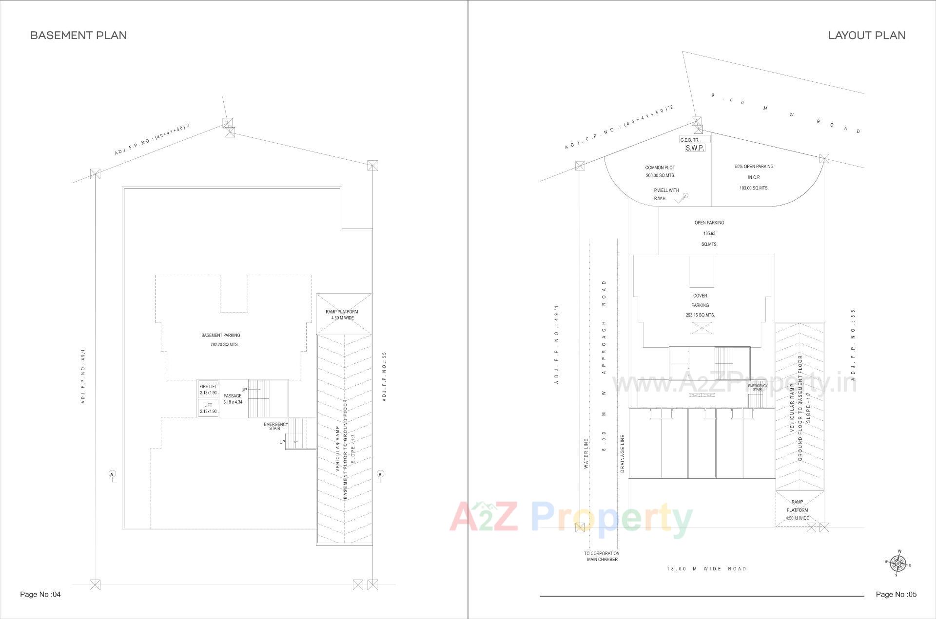 Layout of real estate project Aathrva Enclave located at Kapurai, Vadodara, Gujarat