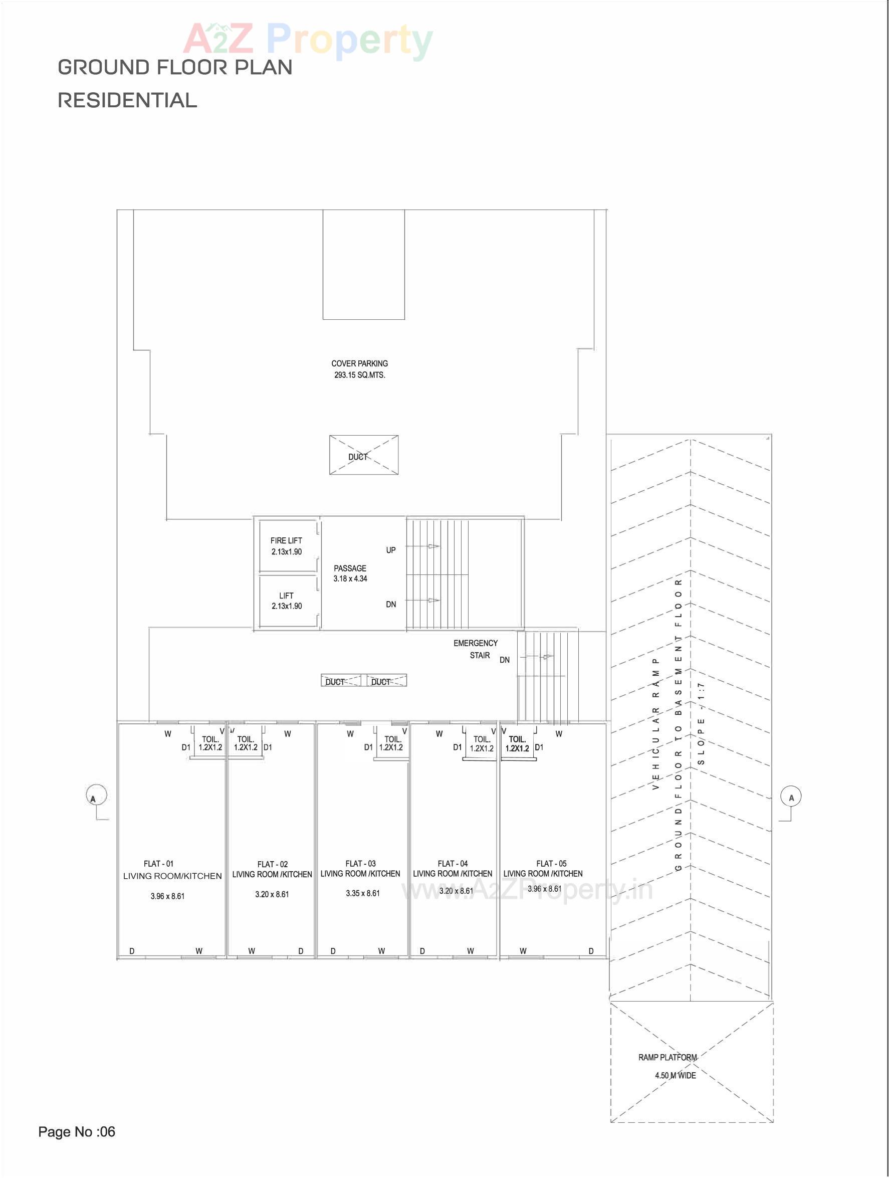 Layout of real estate project Aathrva Enclave located at Kapurai, Vadodara, Gujarat