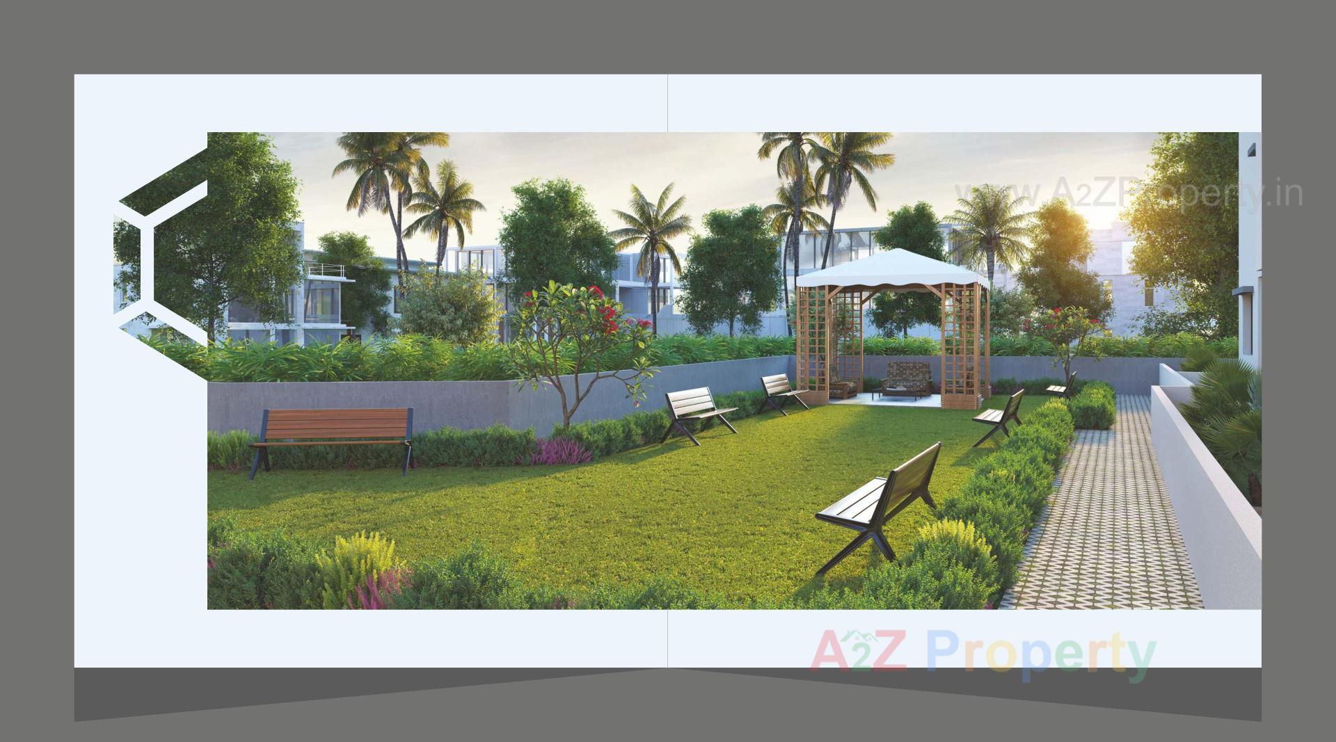 3D Elevation of real estate project Aatmiya Blu Onyx located at Makarpura, Vadodara, Gujarat