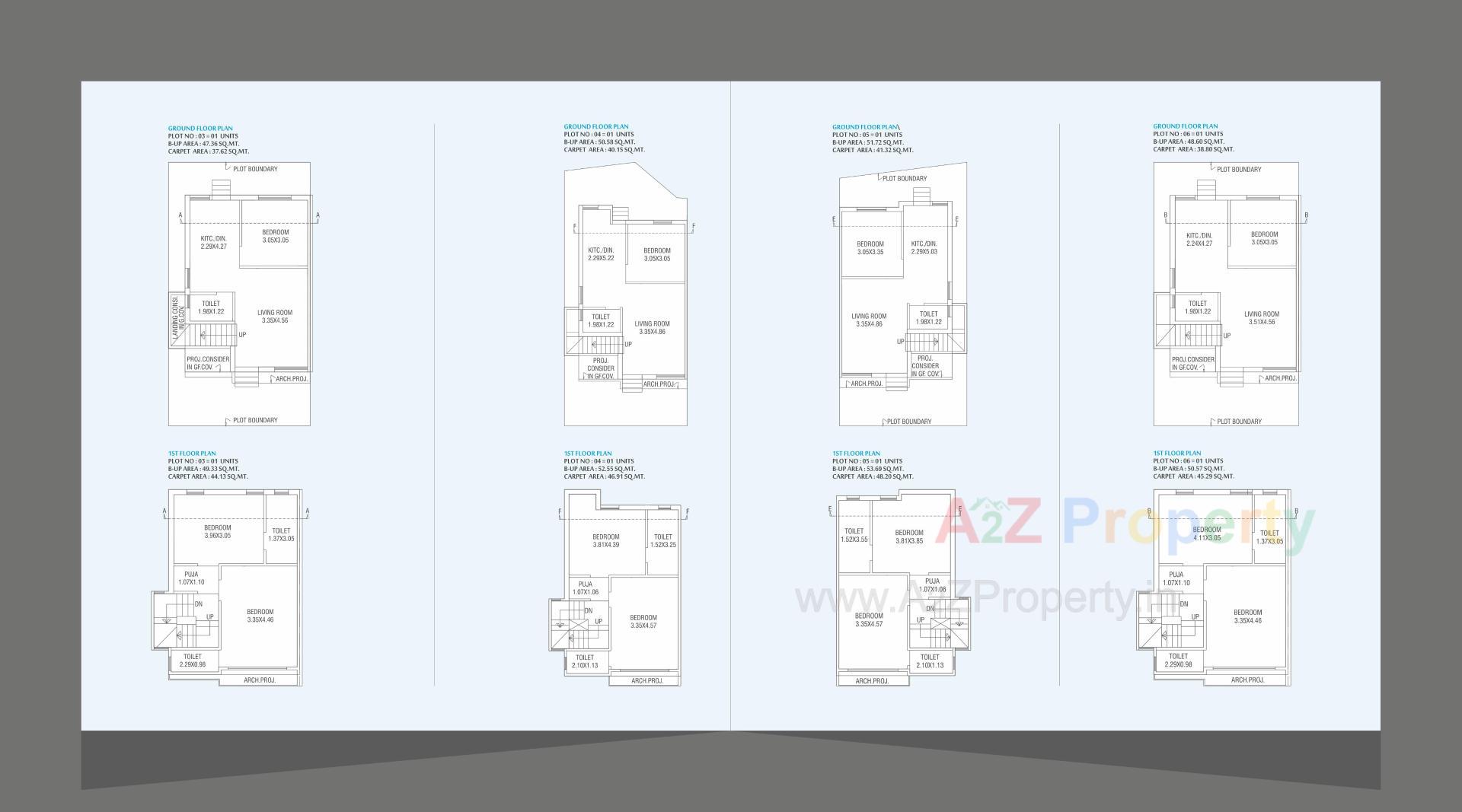 Layout of real estate project Aatmiya Blu Onyx located at Makarpura, Vadodara, Gujarat