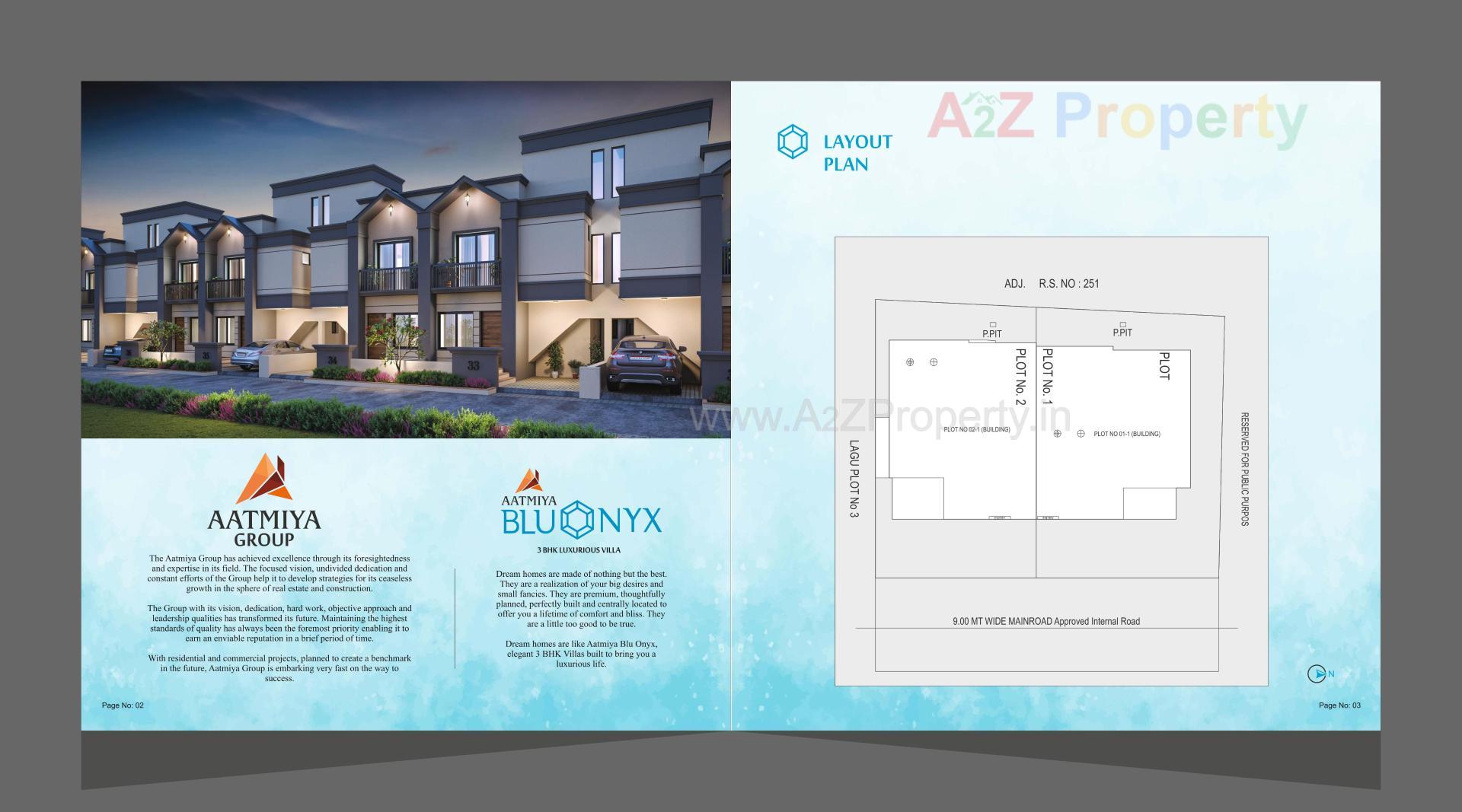  of real estate project Aatmiya Blu Onyx located at Makarpura, Vadodara, Gujarat