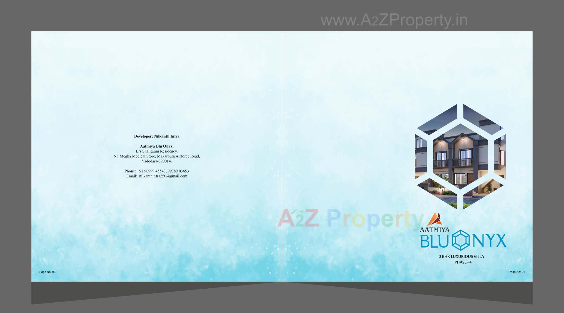  of real estate project Aatmiya Blu Onyx located at Makarpura, Vadodara, Gujarat