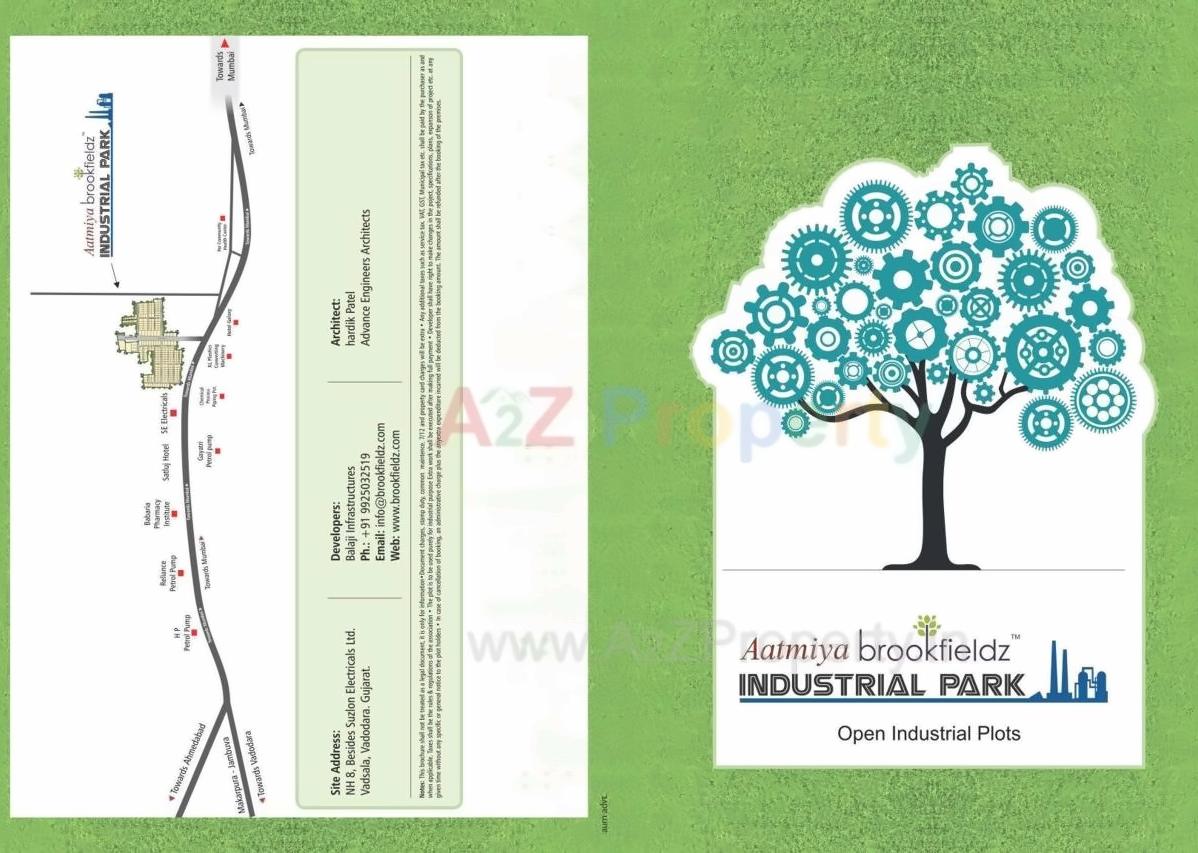  of real estate project Aatmiya Brookfieldz Industrial Park located at Utiya, Vadodara, Gujarat