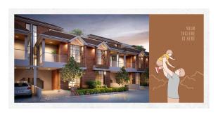 Elevation of real estate project Aatmiya Grand Villa located at Makkarpura, Vadodara, Gujarat